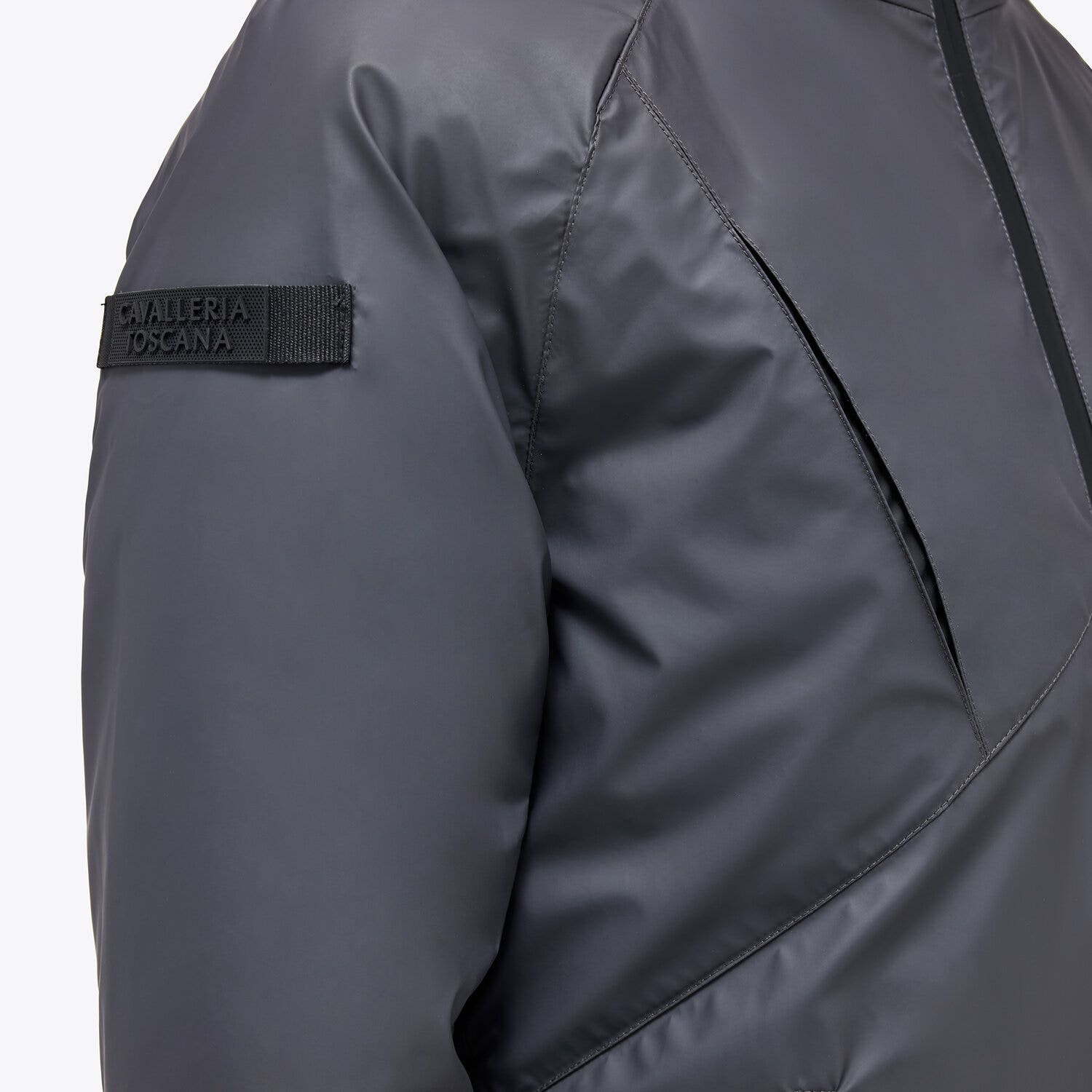 Cavalleria Toscana Women's parka with down jacket IRON GREY-3