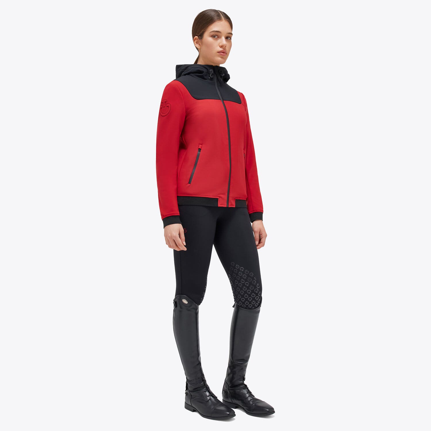 Cavalleria Toscana Women's softshell RED-1