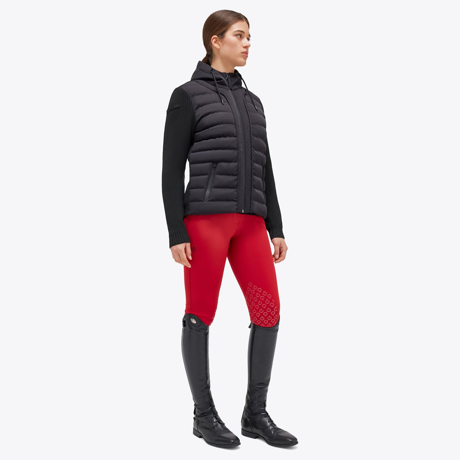 Cavalleria Toscana Women's puffer jacket BLACK-4