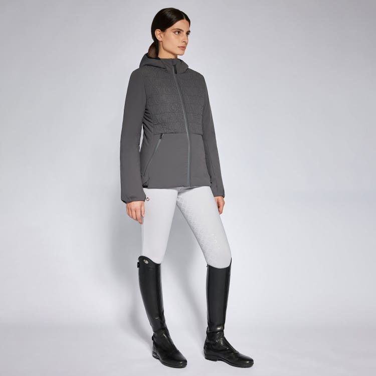Cavalleria Toscana Piumino leggero da donna ANTHRACITE GREY-1