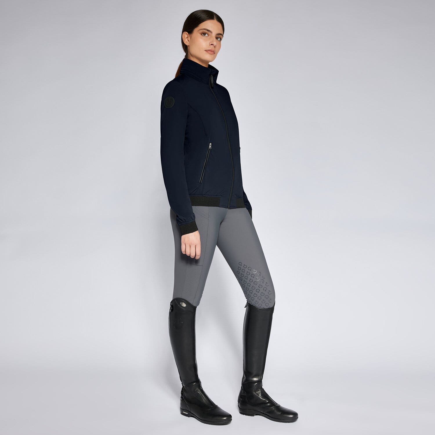 Cavalleria Toscana Women's lightweight windproof jacket NAVY-1