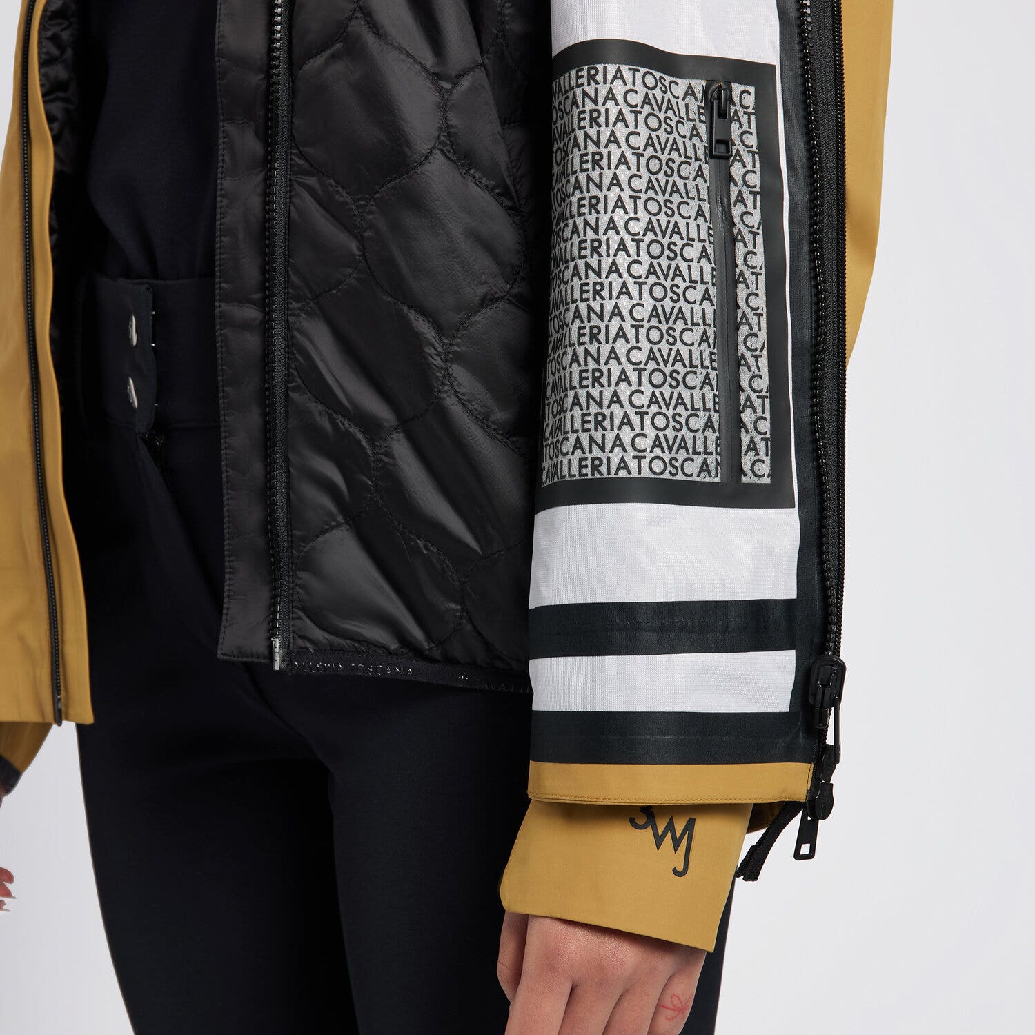 Cavalleria Toscana Giacca Cavalleria Toscana Revolution da donna 3 Way GOLDEN OCHRE-3