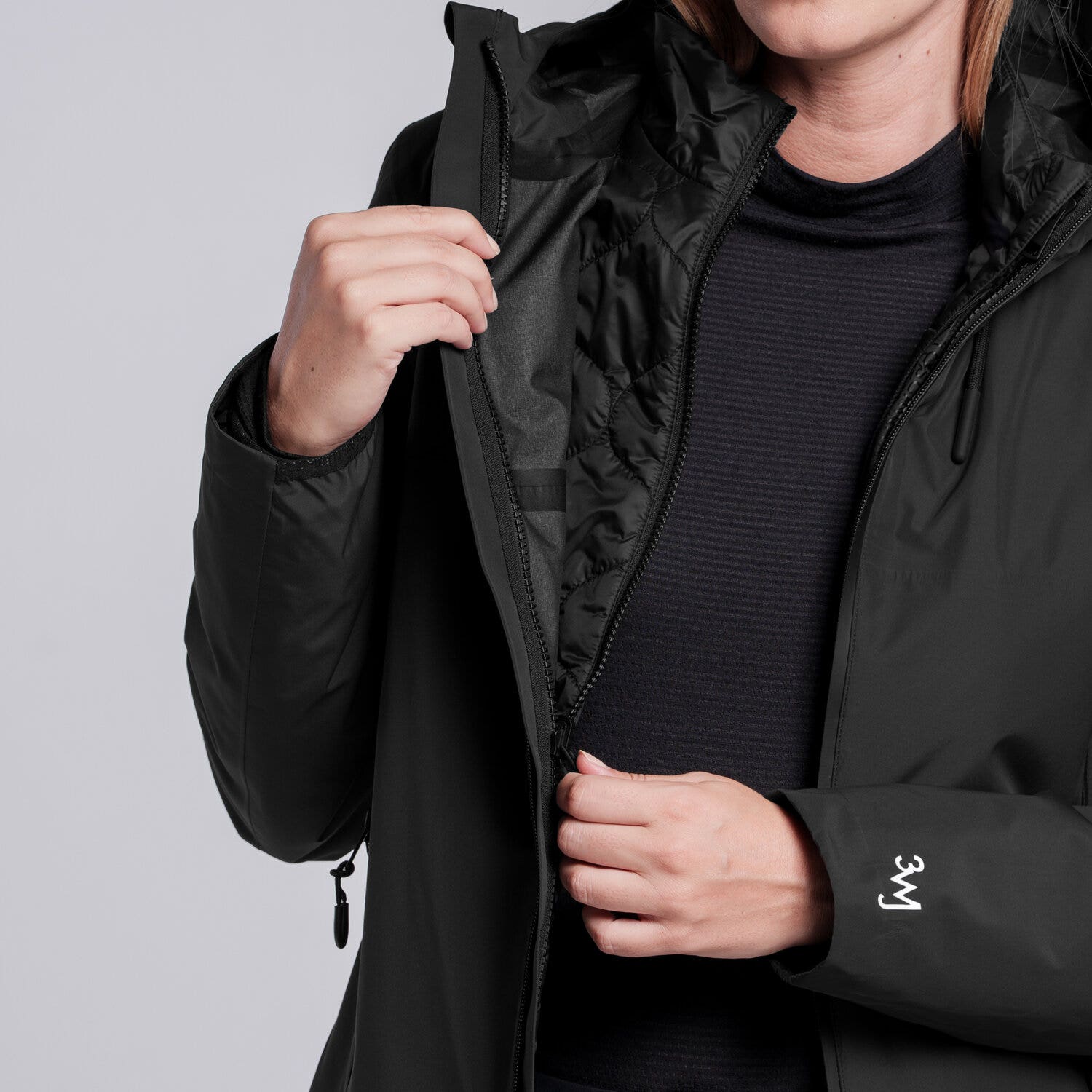 Cavalleria Toscana GIACCA 3-WAY DA DONNA BLACK-4