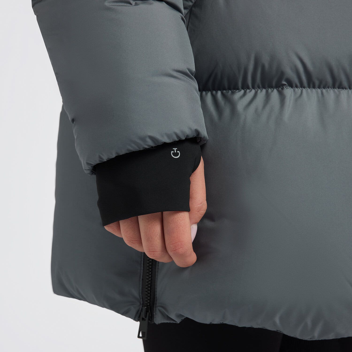 Cavalleria Toscana Cavalleria Toscana Women's Down Parka STORMY GREY-4