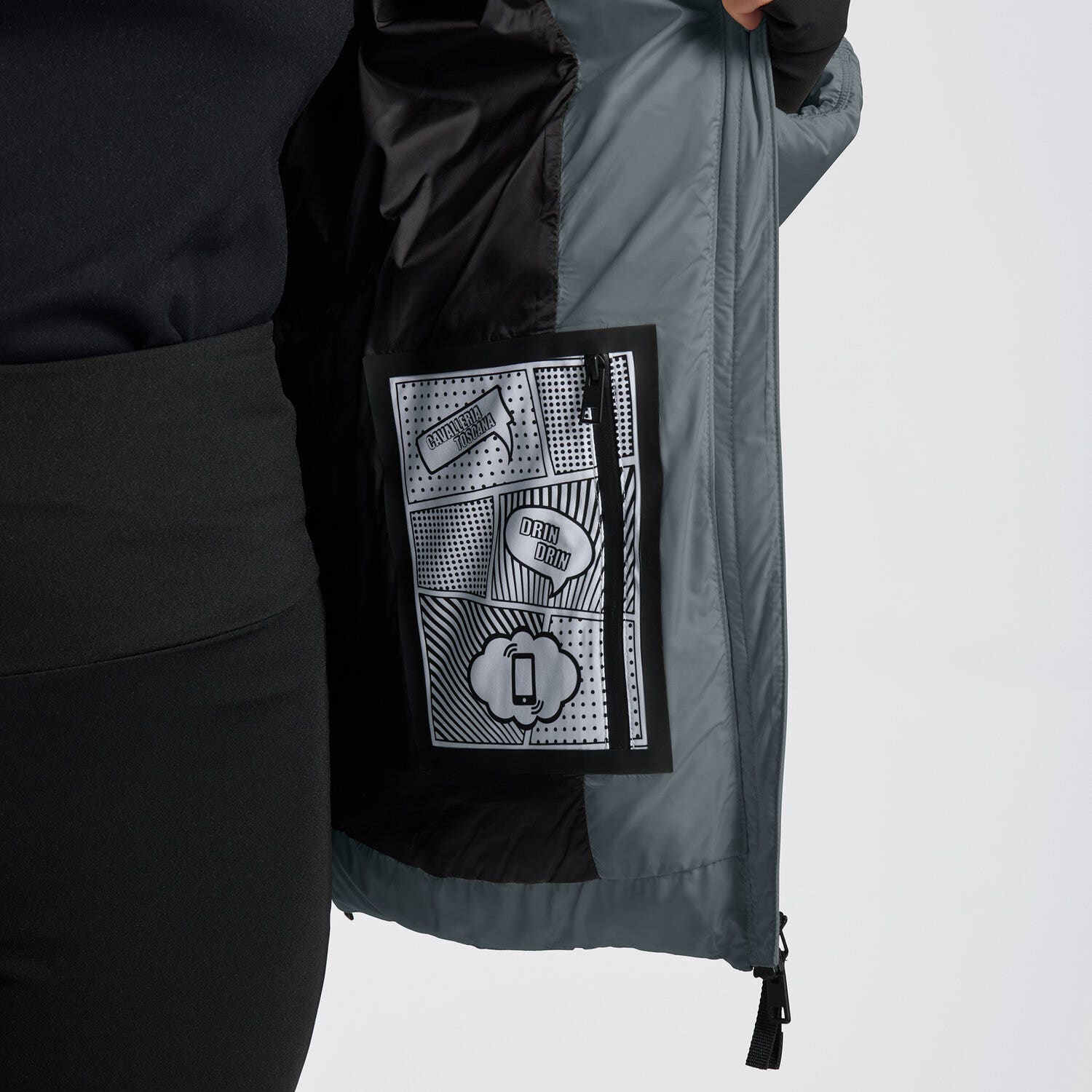 Cavalleria Toscana Cavalleria Toscana Women's Down Parka STORMY GREY-4