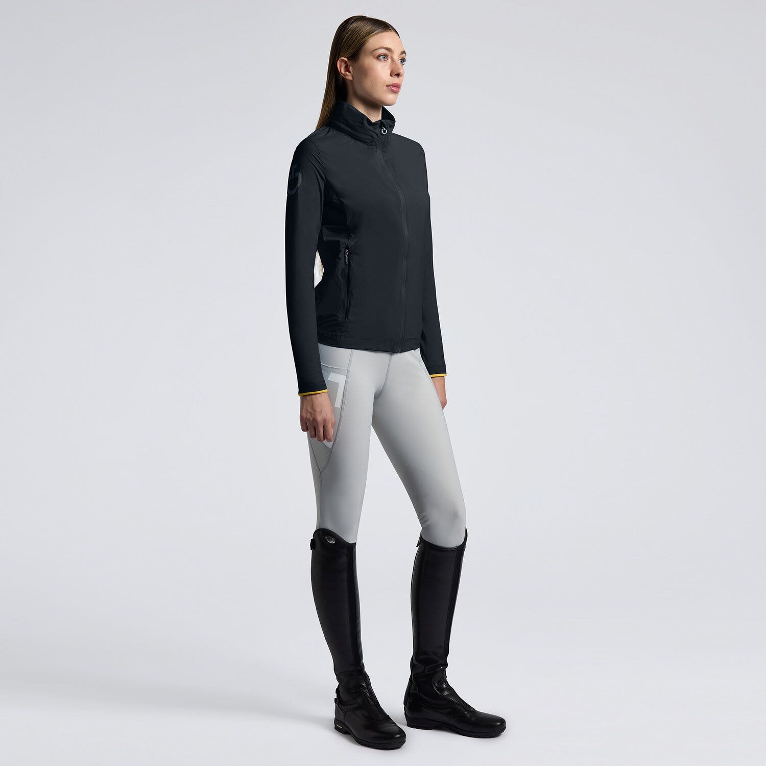 Cavalleria Toscana Cavalleria Toscana Women's Heat-Sealed Jacket NAVY-1