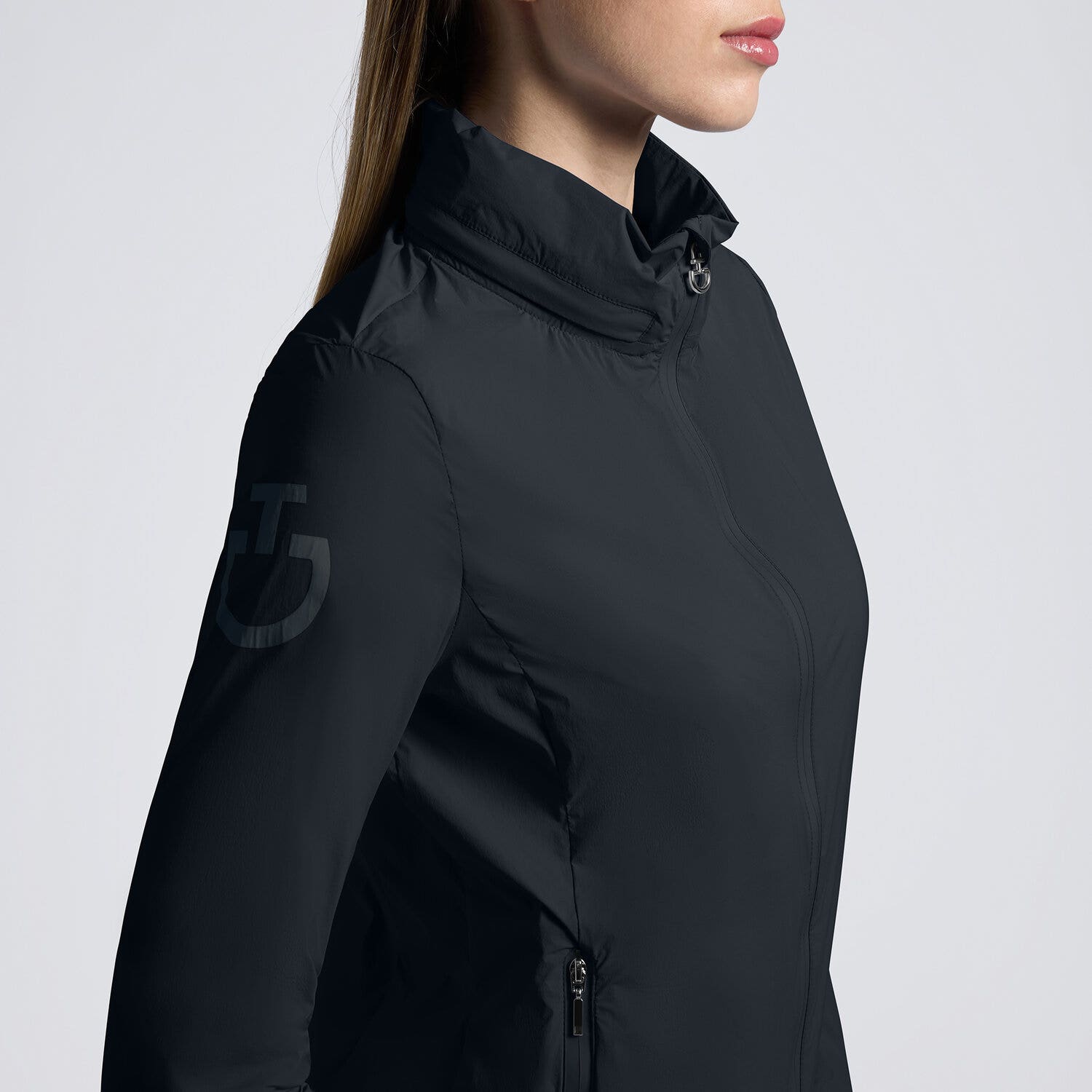 Cavalleria Toscana Cavalleria Toscana Women's Heat-Sealed Jacket NAVY-3