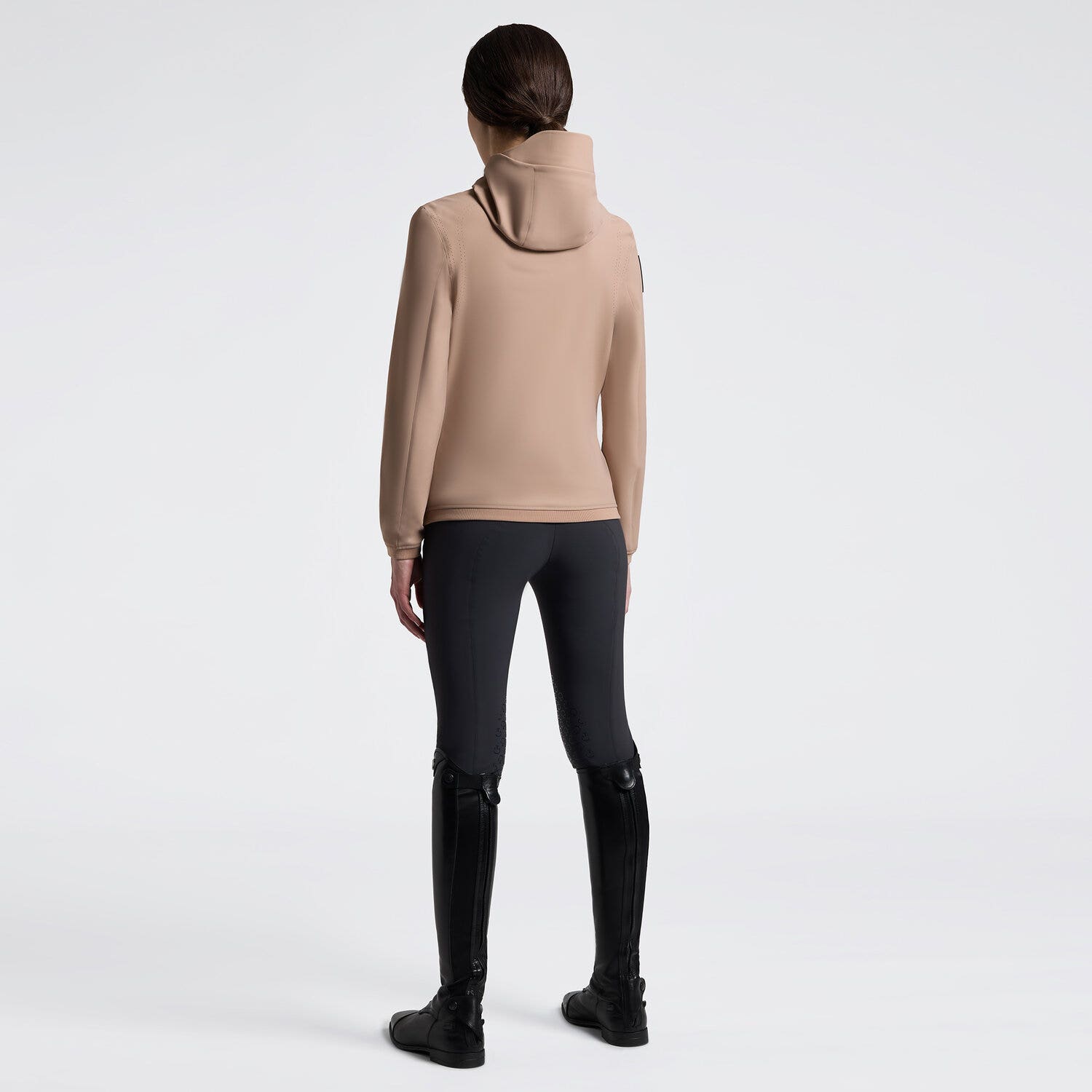 Cavalleria Toscana Women's Perforated Softshell in Jersey | Cavalleria Toscana BRUSH-2