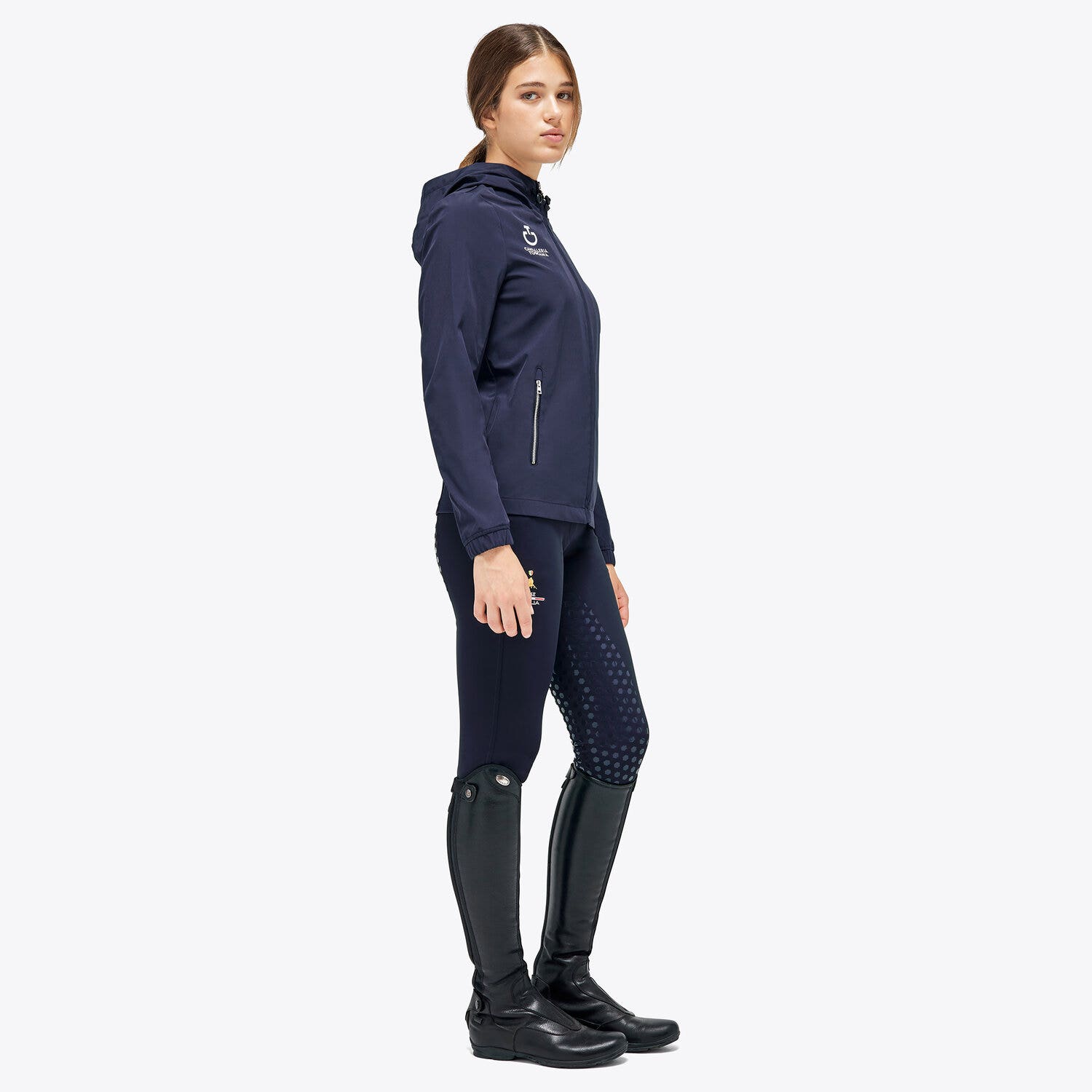 Cavalleria Toscana Women's FISE Softshell NAVY-2