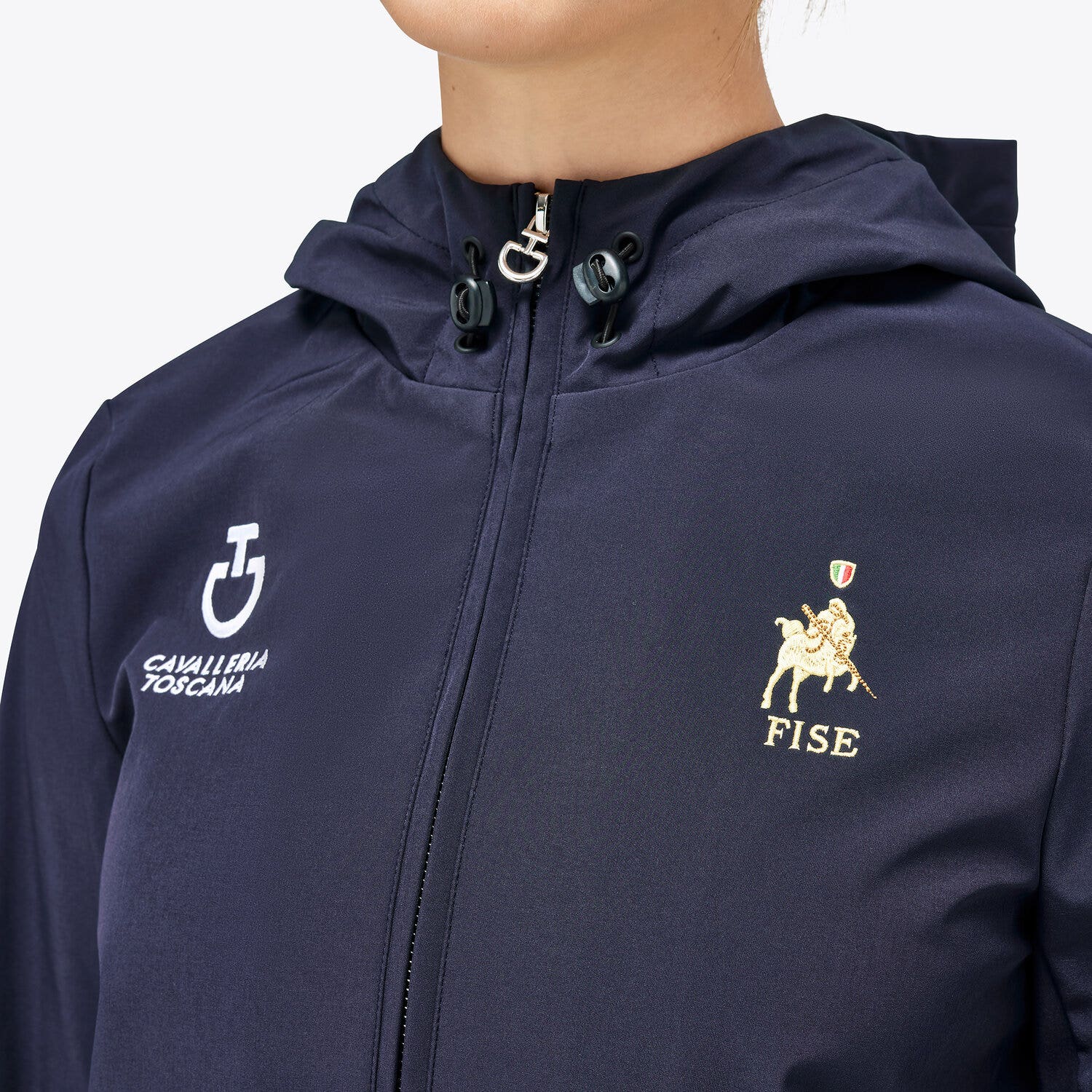 Cavalleria Toscana Women's FISE Softshell NAVY-4