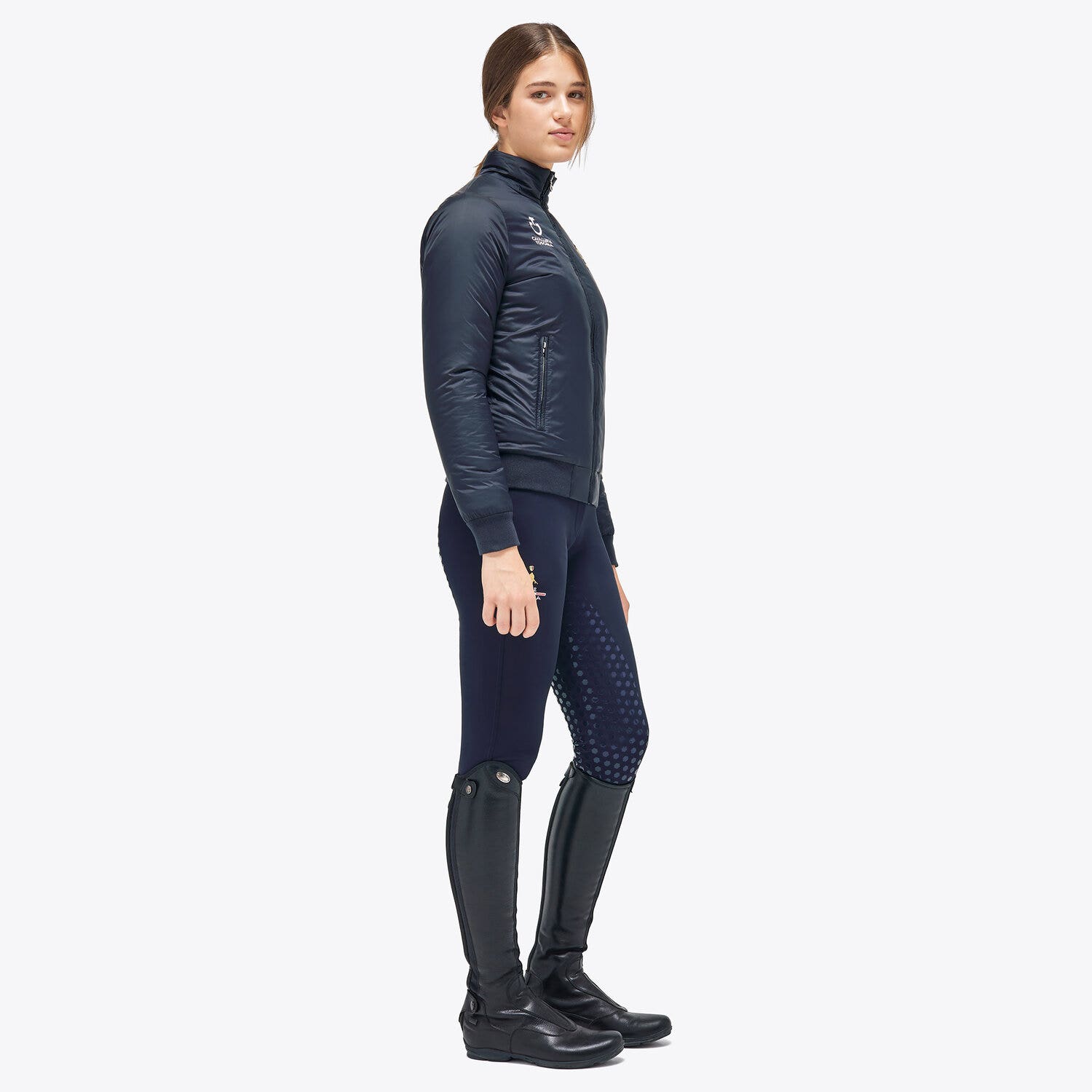 Cavalleria Toscana Women's FISE bomber NAVY-2
