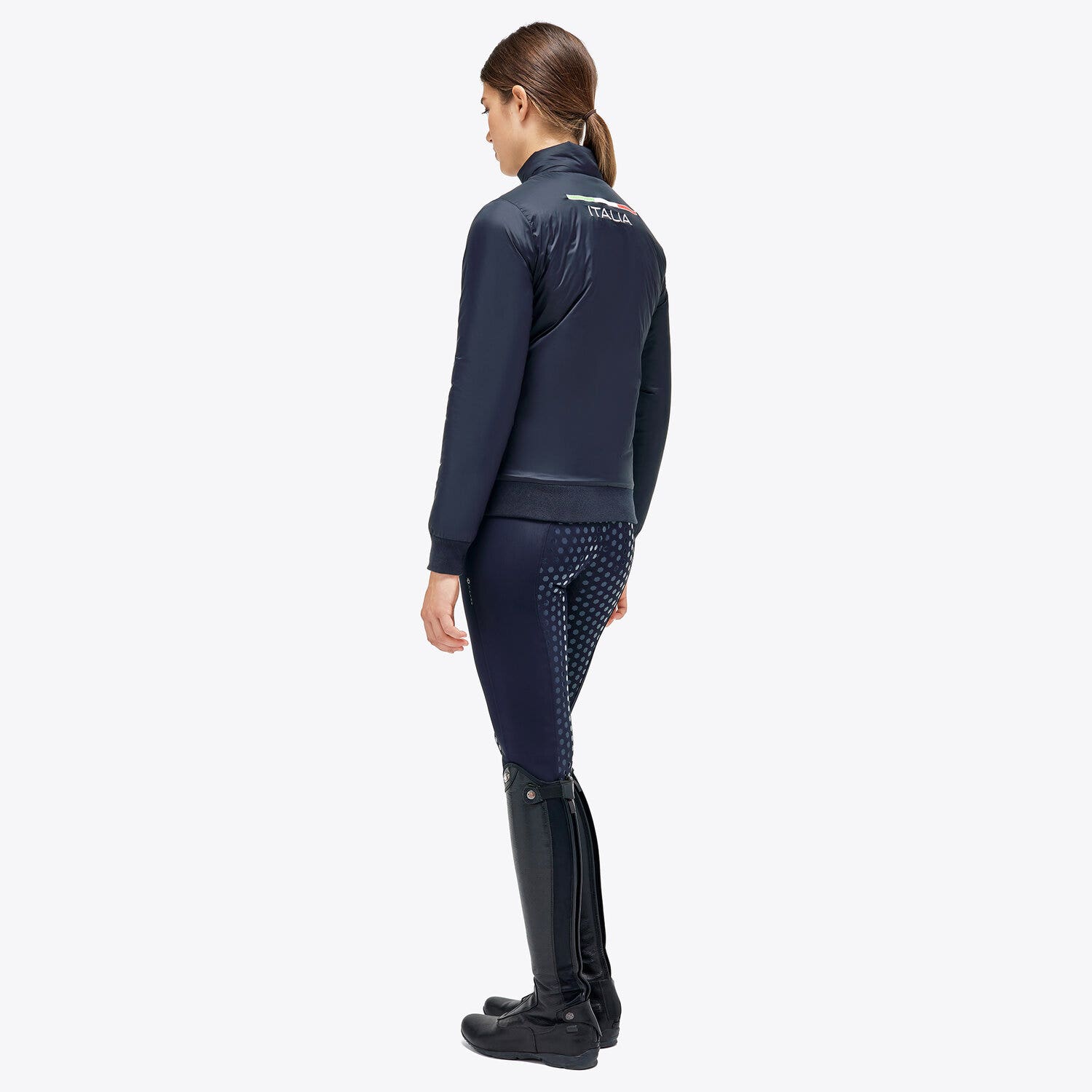 Cavalleria Toscana Women's FISE bomber NAVY-3