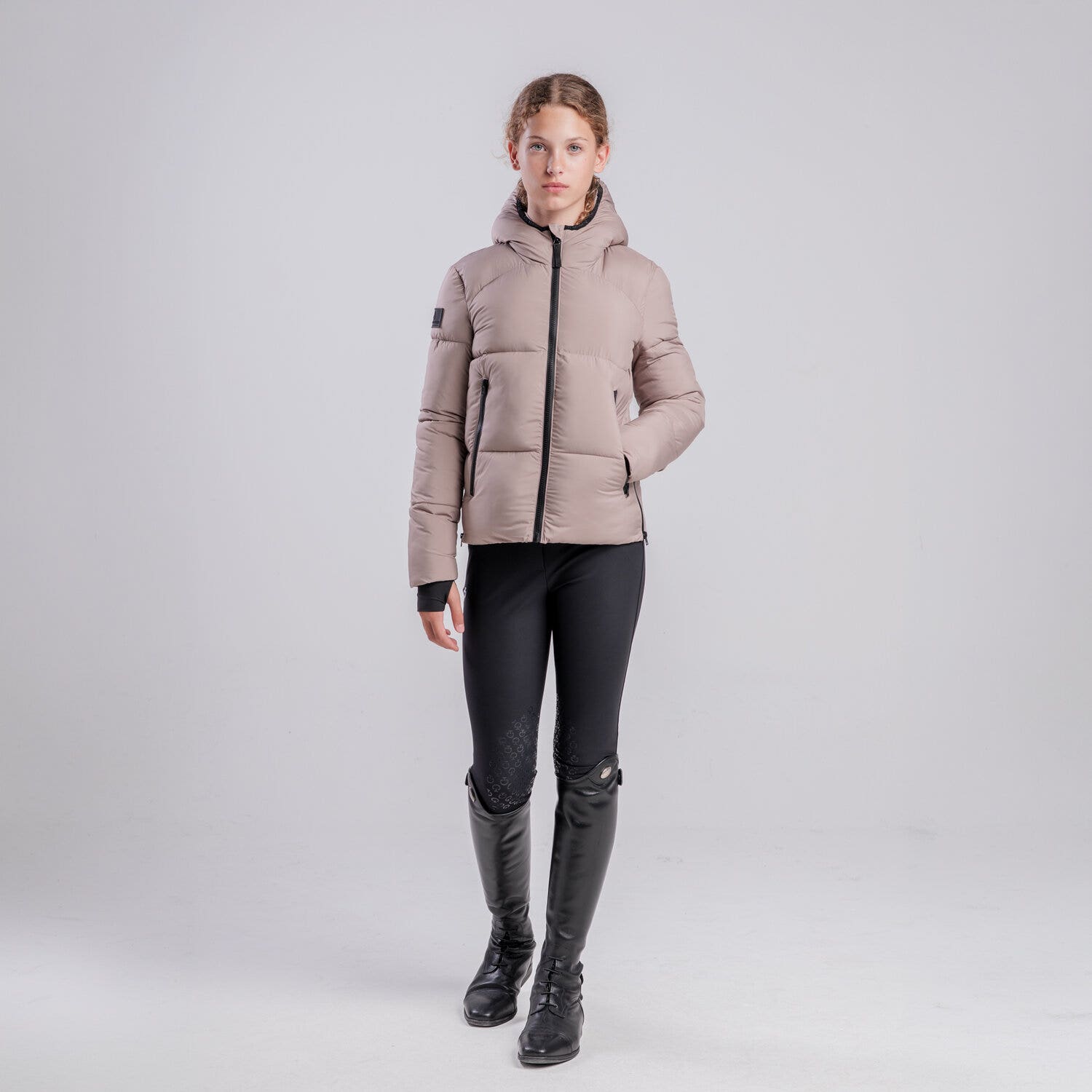 Cavalleria Toscana Unisex children’s nylon down jacket CIPRIA-1