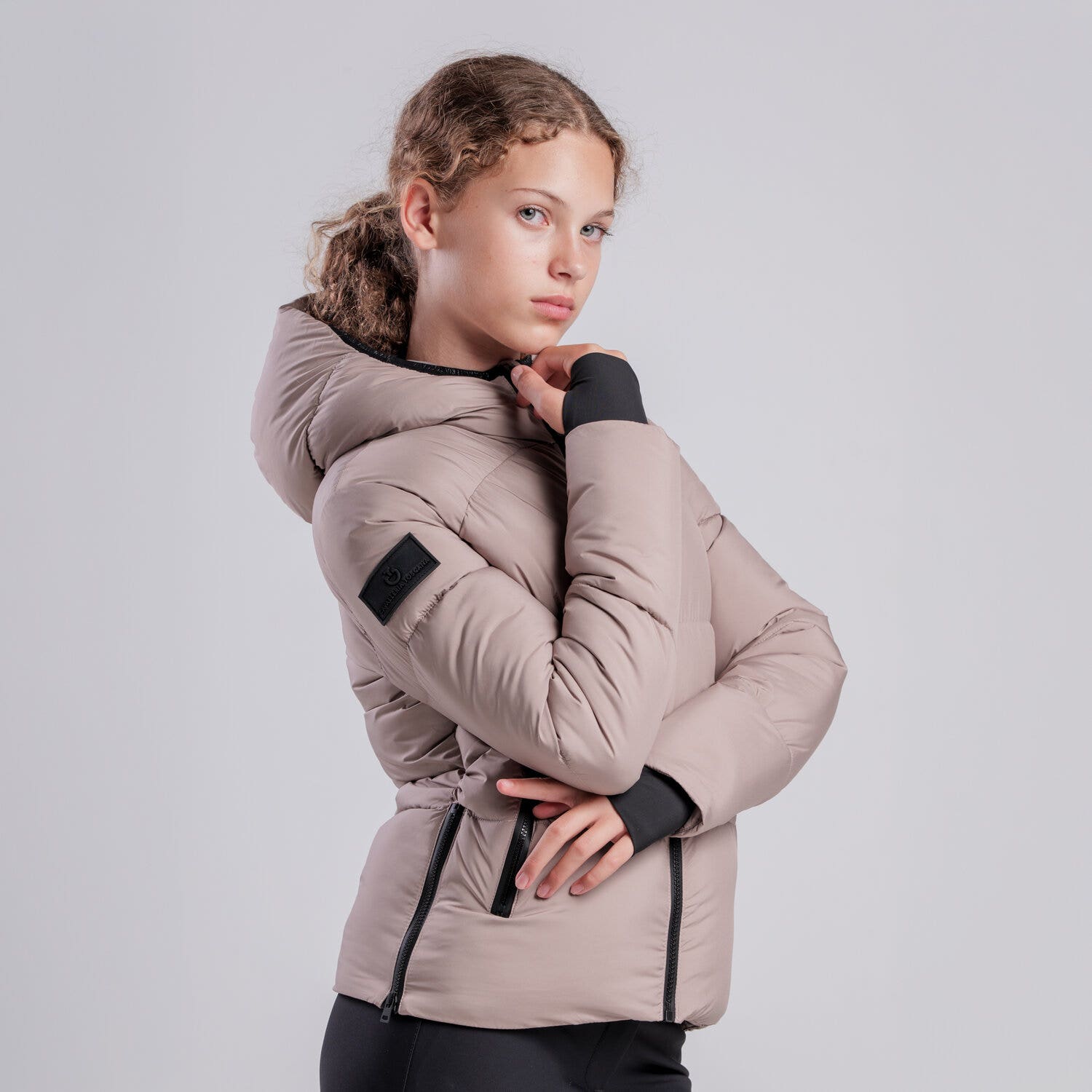 Cavalleria Toscana Unisex children’s nylon down jacket CIPRIA-2