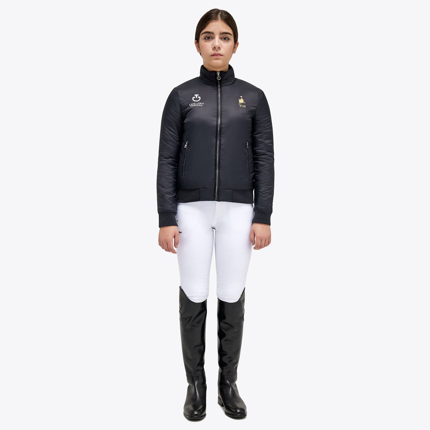 Cavalleria Toscana FISE Unisex Bomber NAVY-1