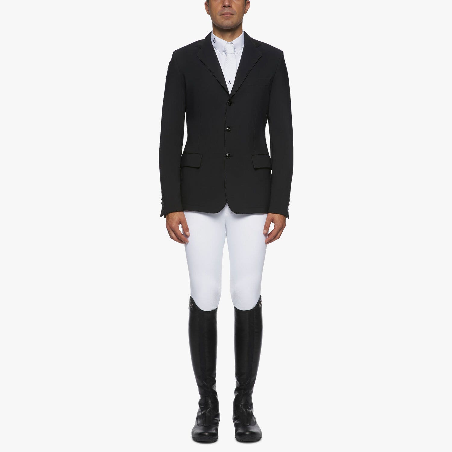 Cavalleria Toscana Men`s competition riding jacket BLACK-1