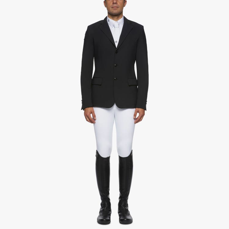 Cavalleria Toscana Giacca sartoriale uomo da concorso BLACK-1