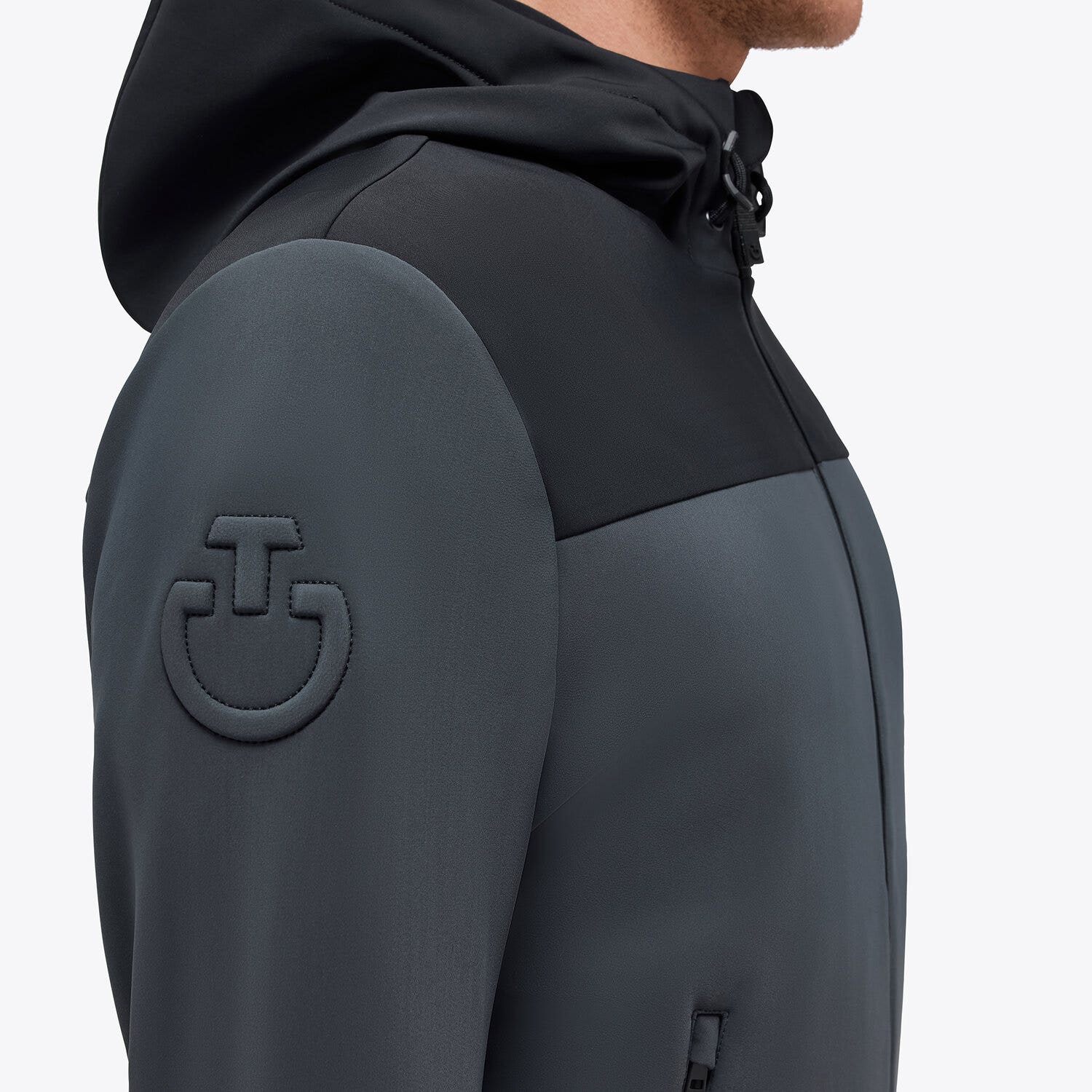 Cavalleria Toscana Men's softshell CHARCOAL GREY-3