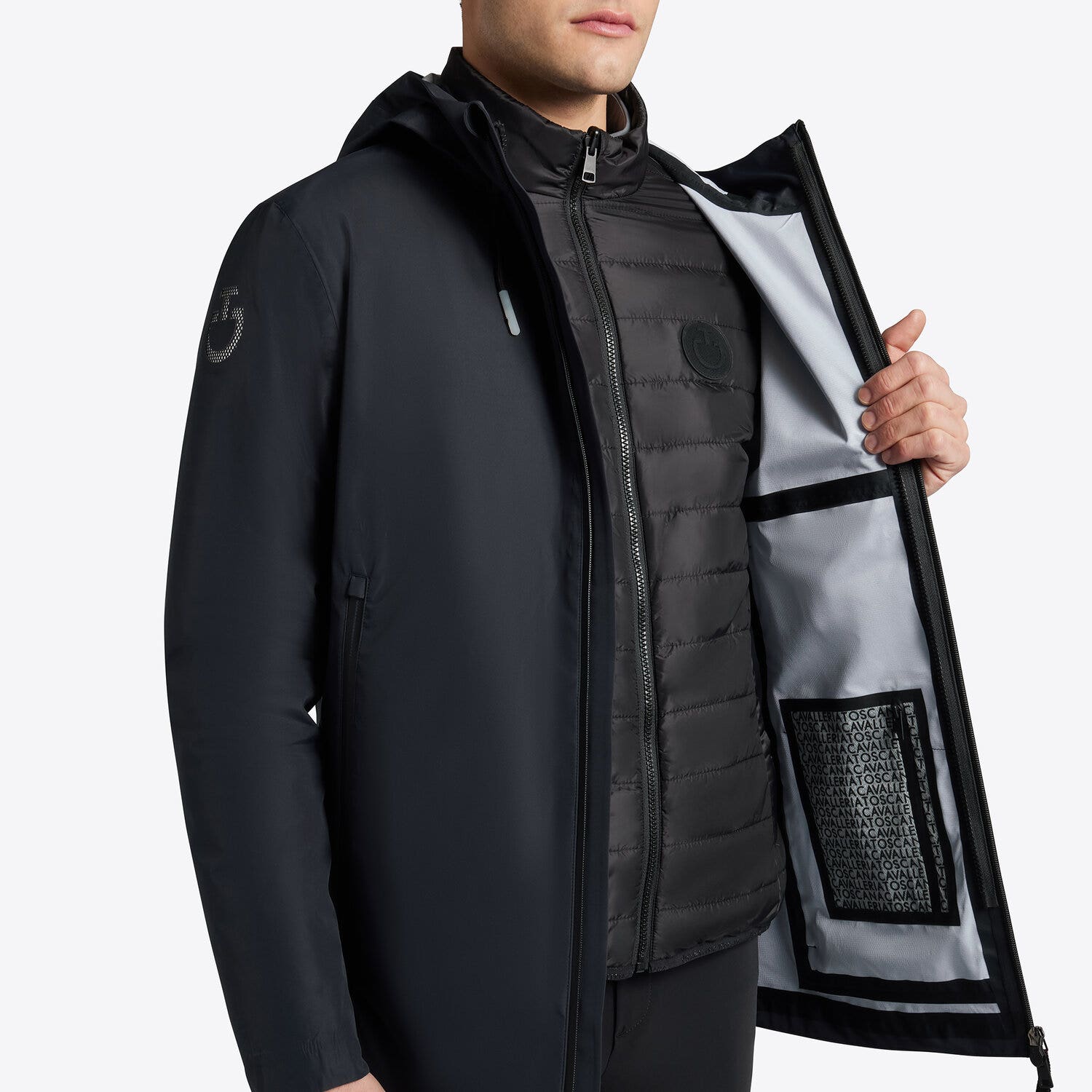 Cavalleria Toscana Cavalleria Toscana Men's Revolution 3 way jacket NAVY-5