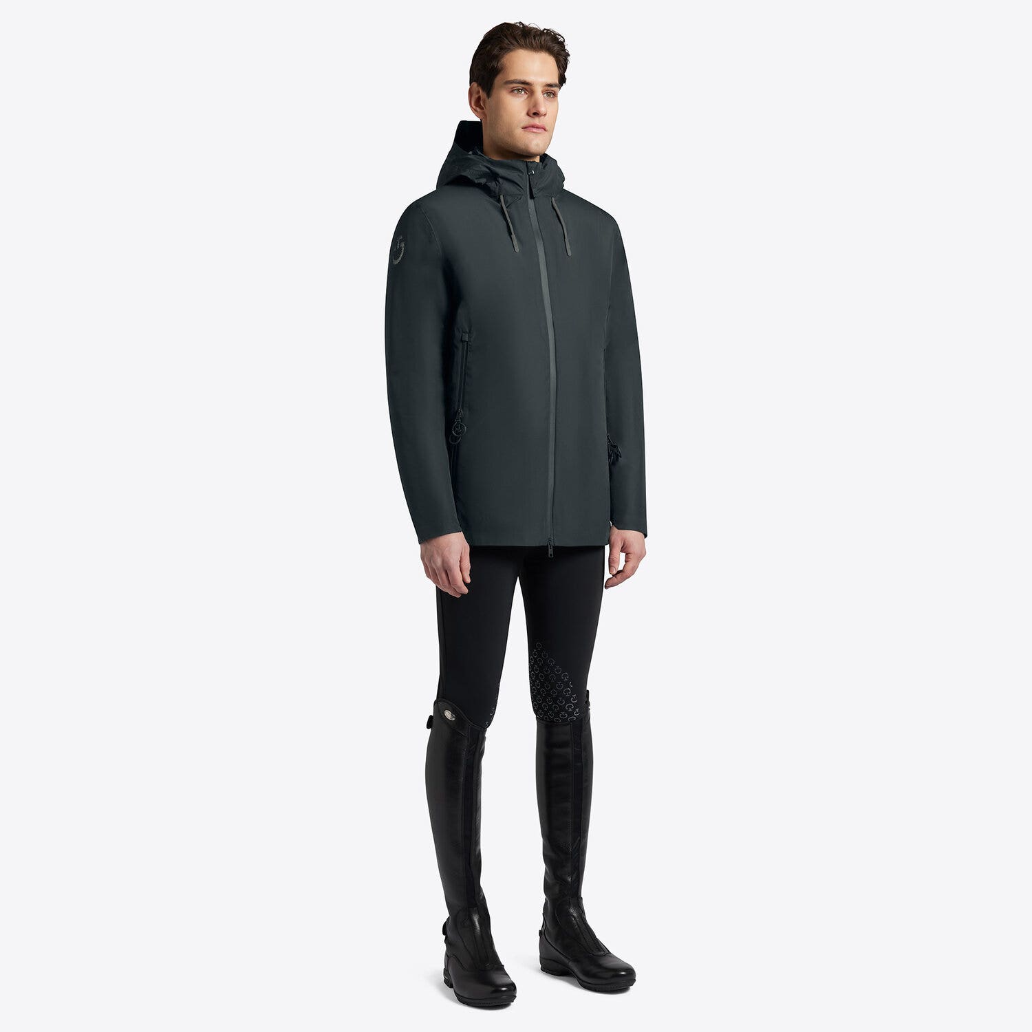 Cavalleria Toscana Cavalleria Toscana Men's Revolution 3 way jacket CHARCOAL GREY-1