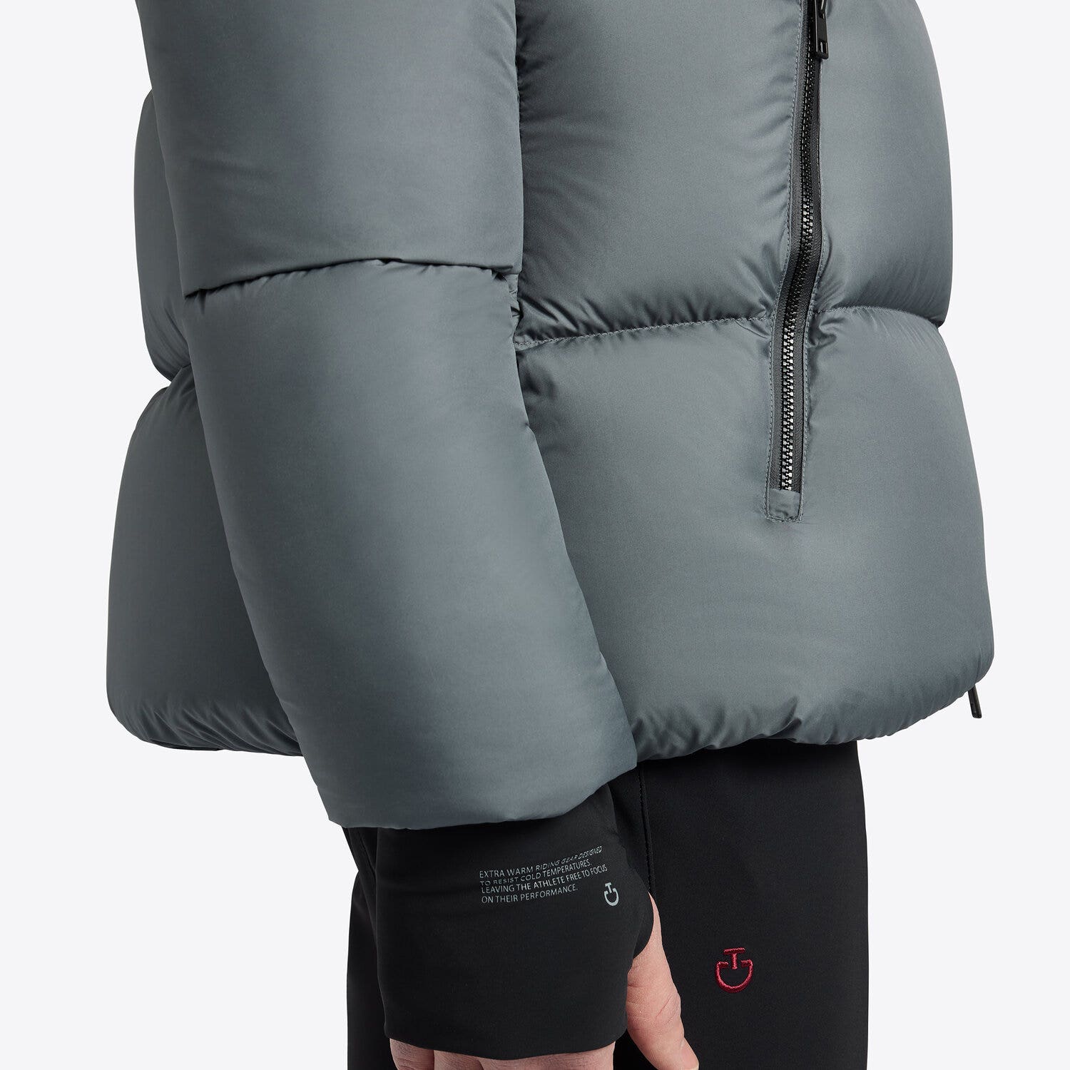 Cavalleria Toscana Cavalleria Toscana Men's Utility Down Jacket STORMY GREY-4