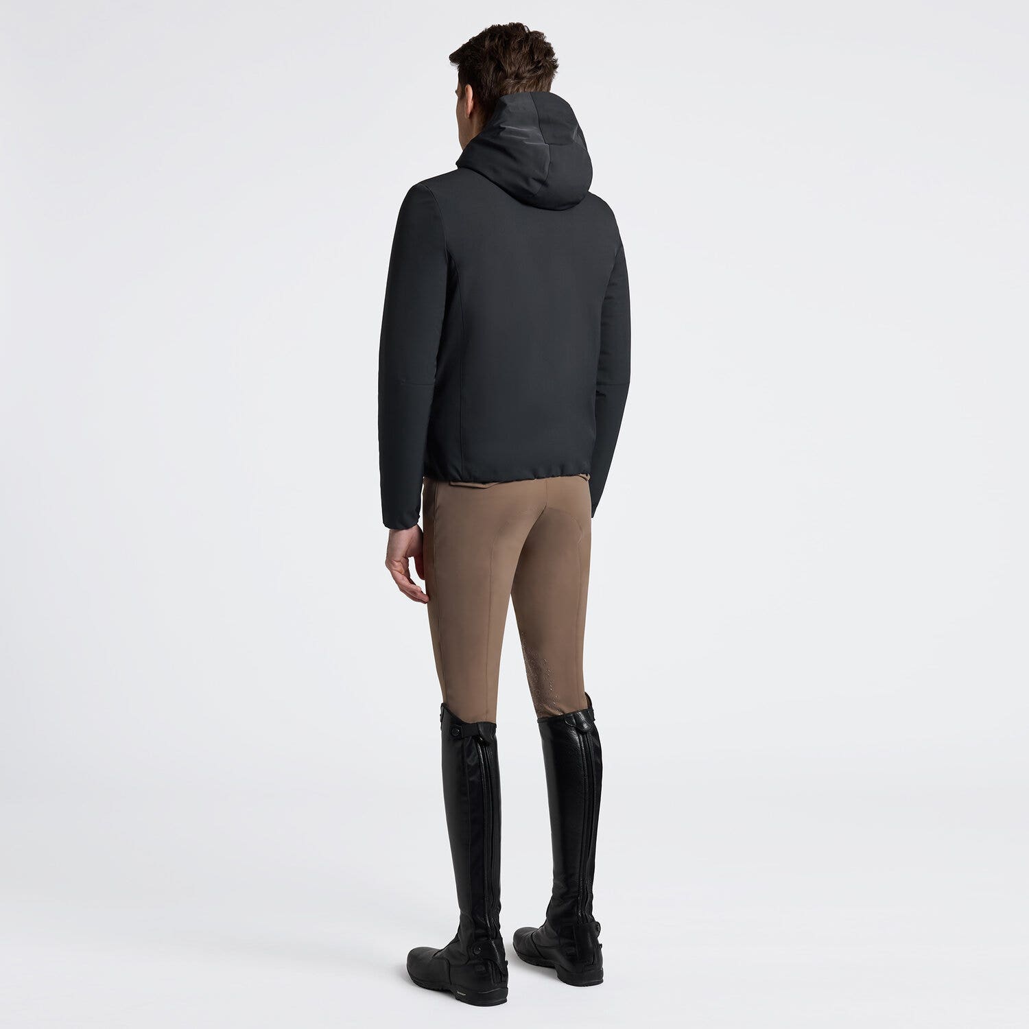 Cavalleria Toscana Men’s Cavalleria Toscana Technical Nylon Bomber Jacket Cavalleria Toscana NAVY-2