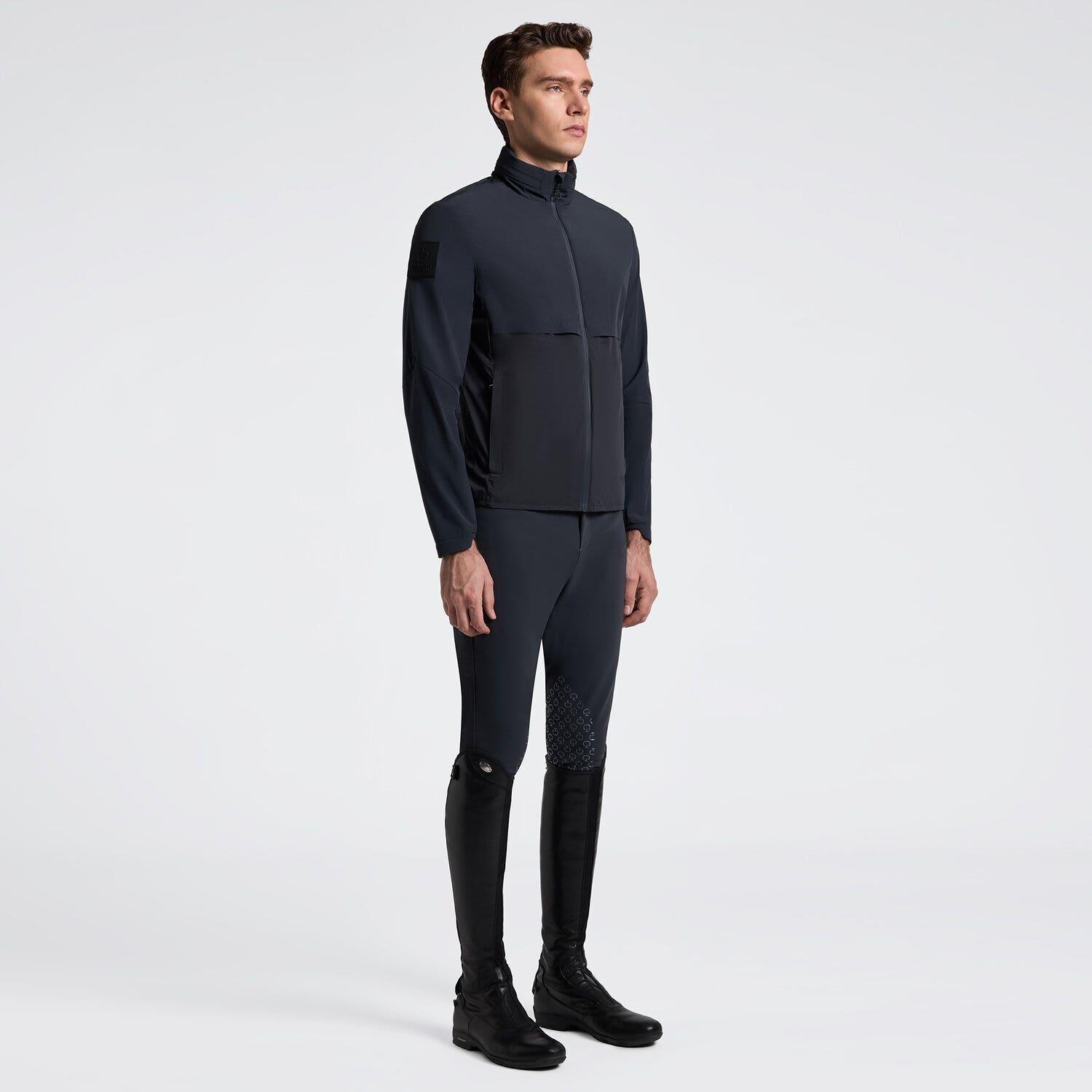 Cavalleria Toscana Men's Weather Jacket | Cavalleria Toscana CHARCOAL-1