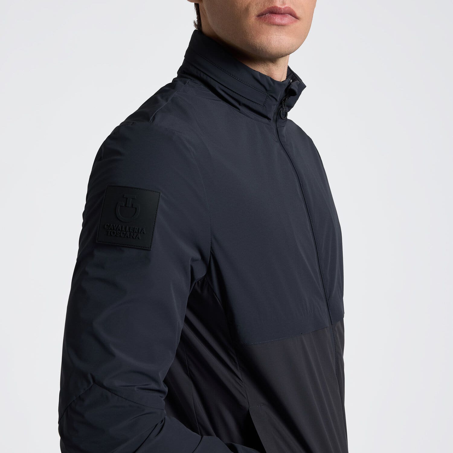 Cavalleria Toscana Men's Weather Jacket | Cavalleria Toscana CHARCOAL-3