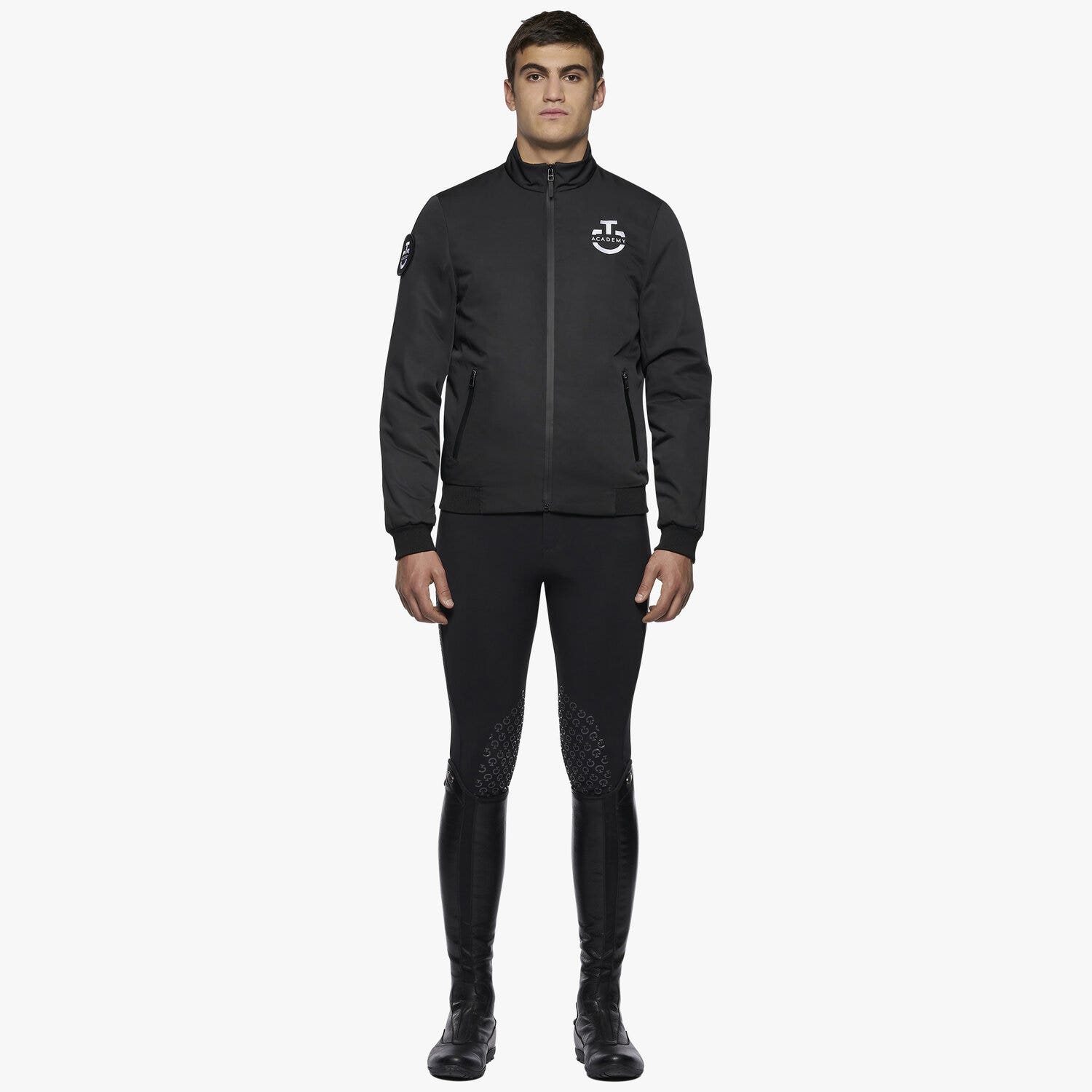 Cavalleria Toscana Men's Bomber BLACK-1