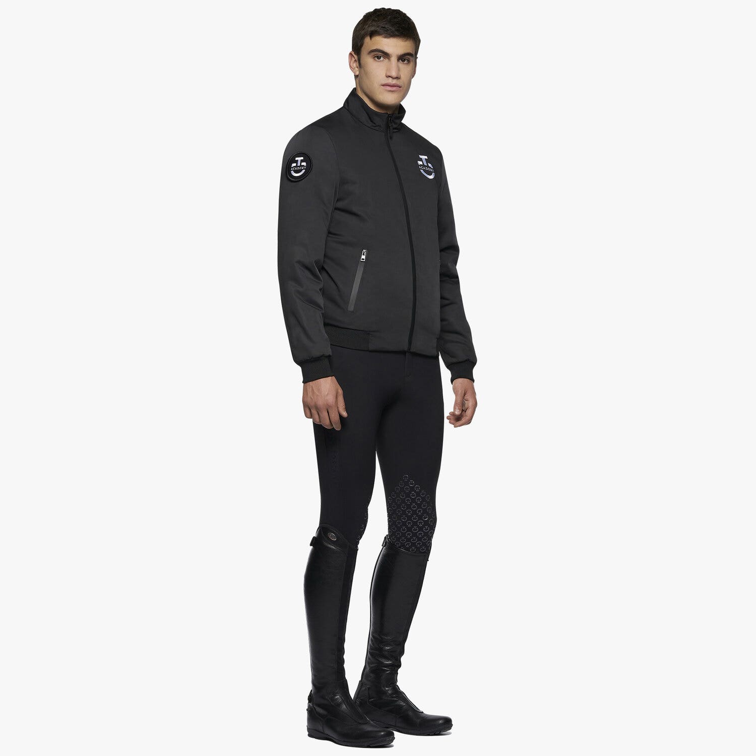 Cavalleria Toscana Men's Bomber BLACK-2