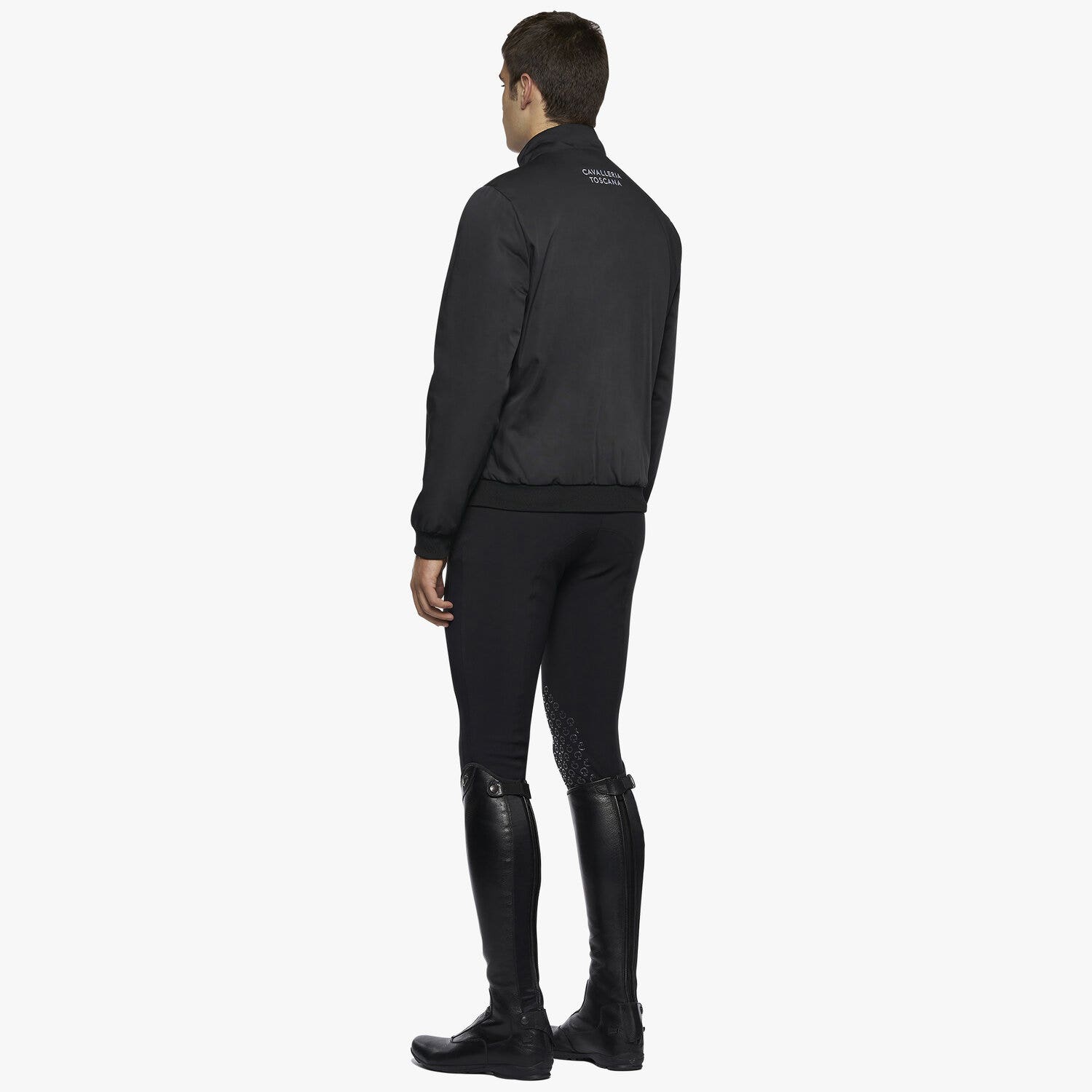 Cavalleria Toscana Men's Bomber BLACK-3