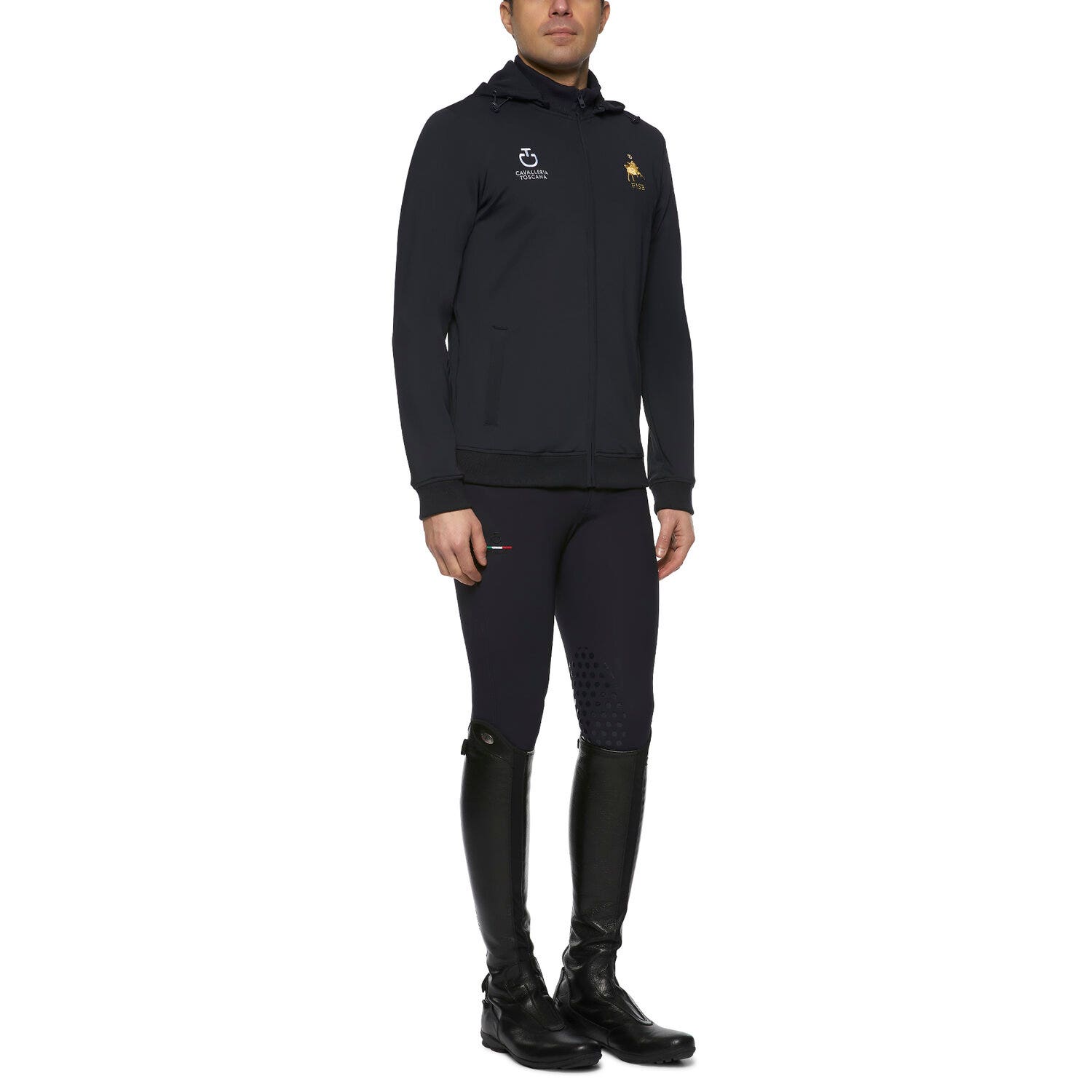 Cavalleria Toscana FISE men's softshell NAVY-2