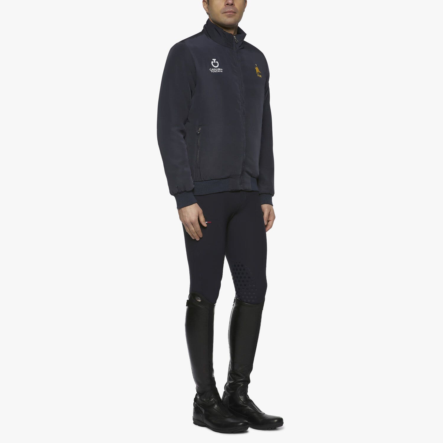 Cavalleria Toscana Men's FISE bomber NAVY-2