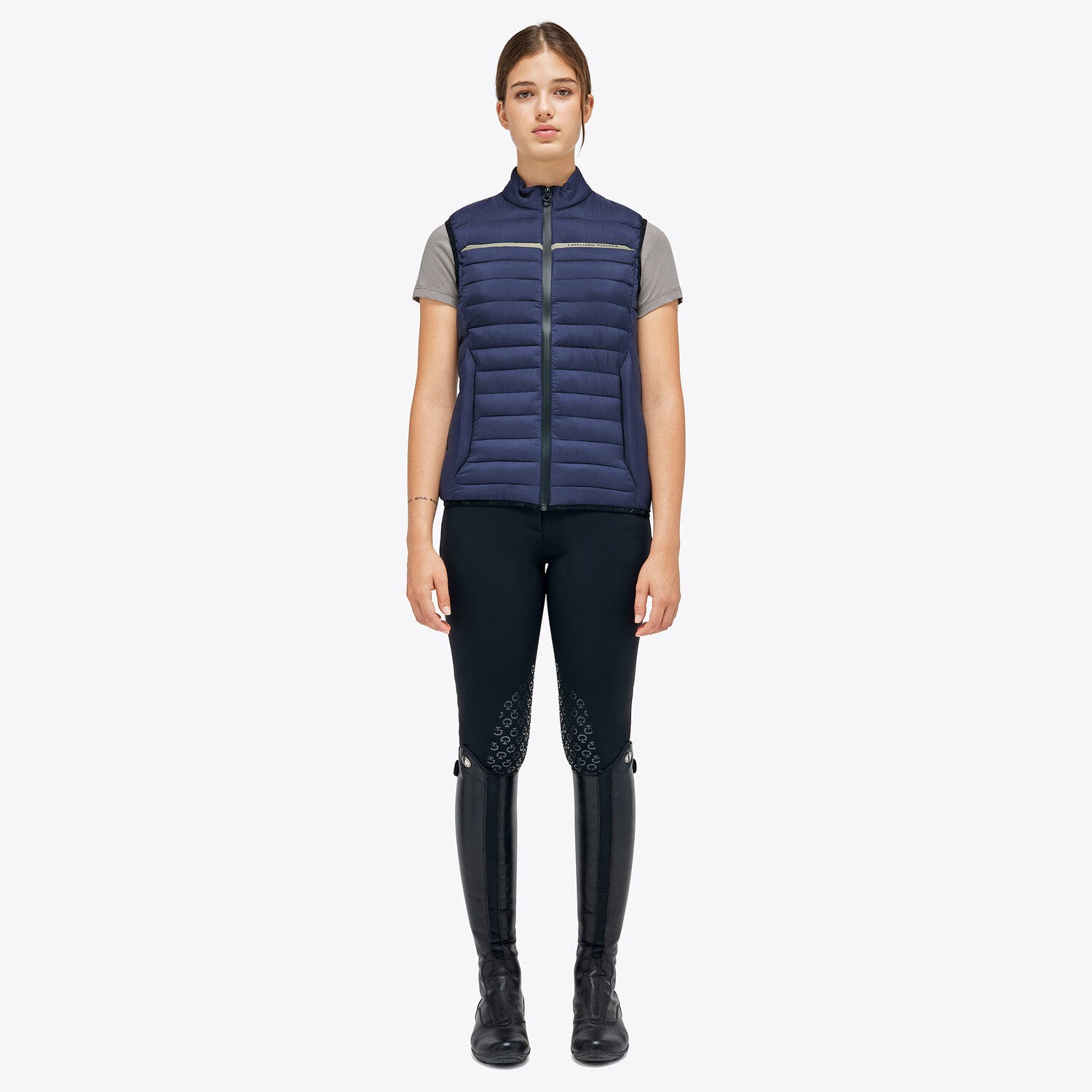 Women’s quilted nylon waistcoat