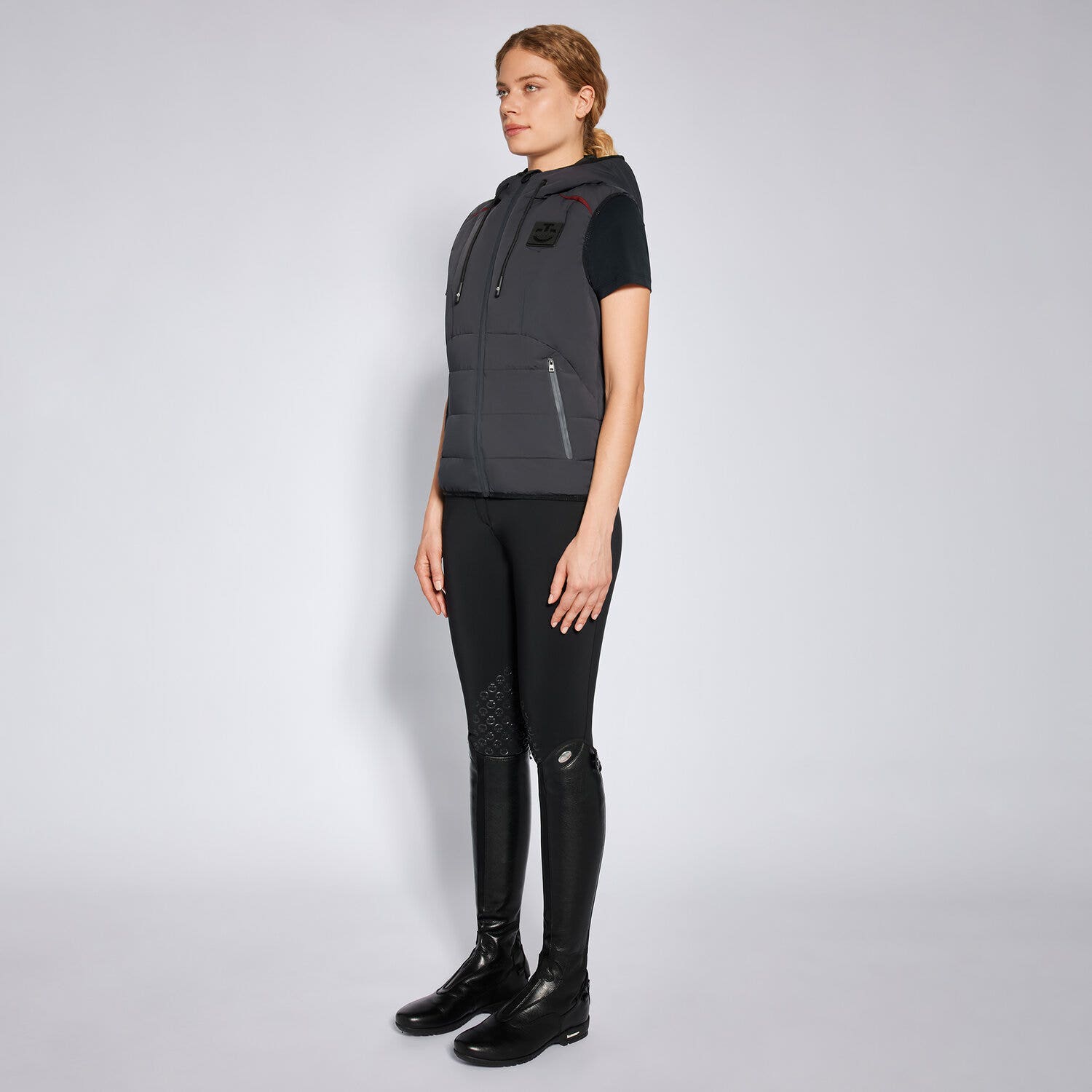 Cavalleria Toscana CT Academy women's nylon vest NAVY-1