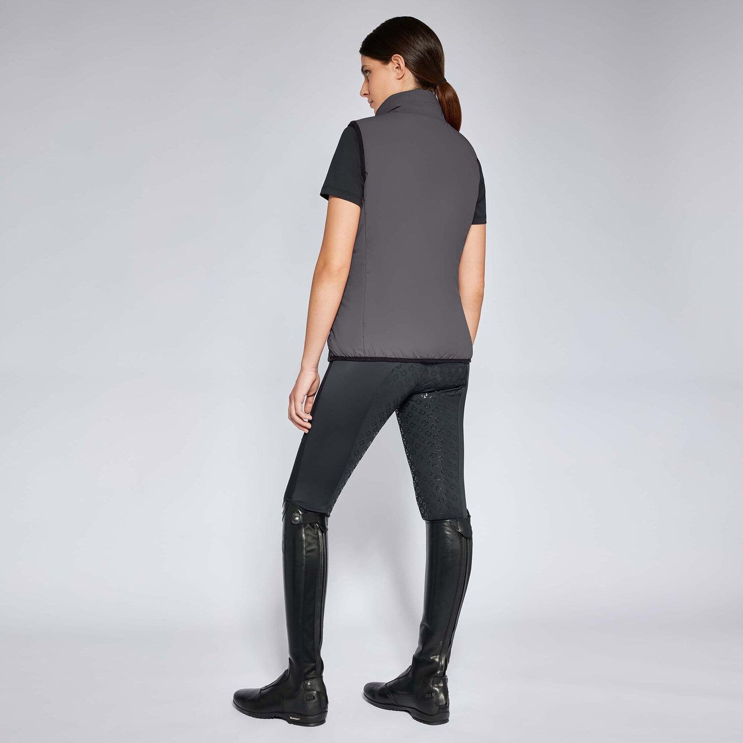 Cavalleria Toscana Women's lightweight vest ANTHRACITE GREY-2