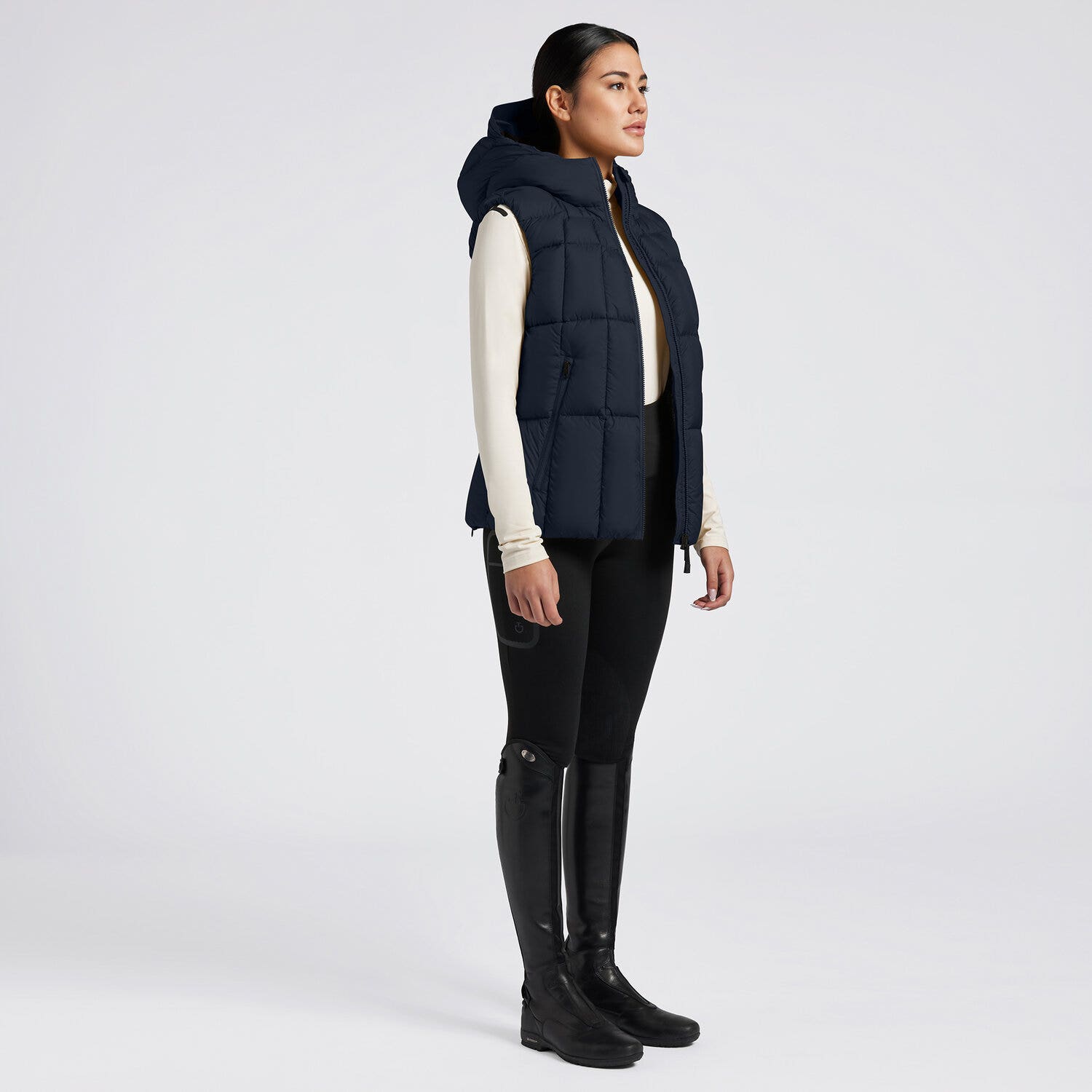 Cavalleria Toscana Cavalleria Toscana Women's Down Vest NAVY-2