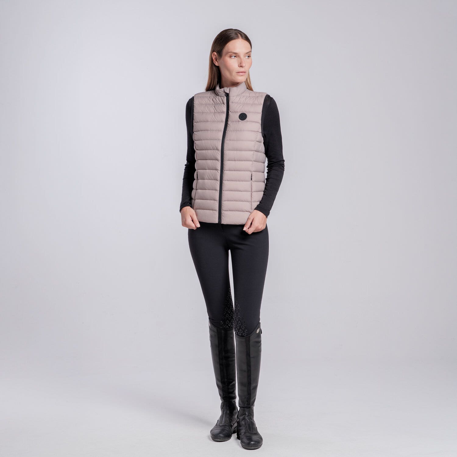 Cavalleria Toscana GILET LEGGERO IN NYLON DA DONNA CIPRIA-1