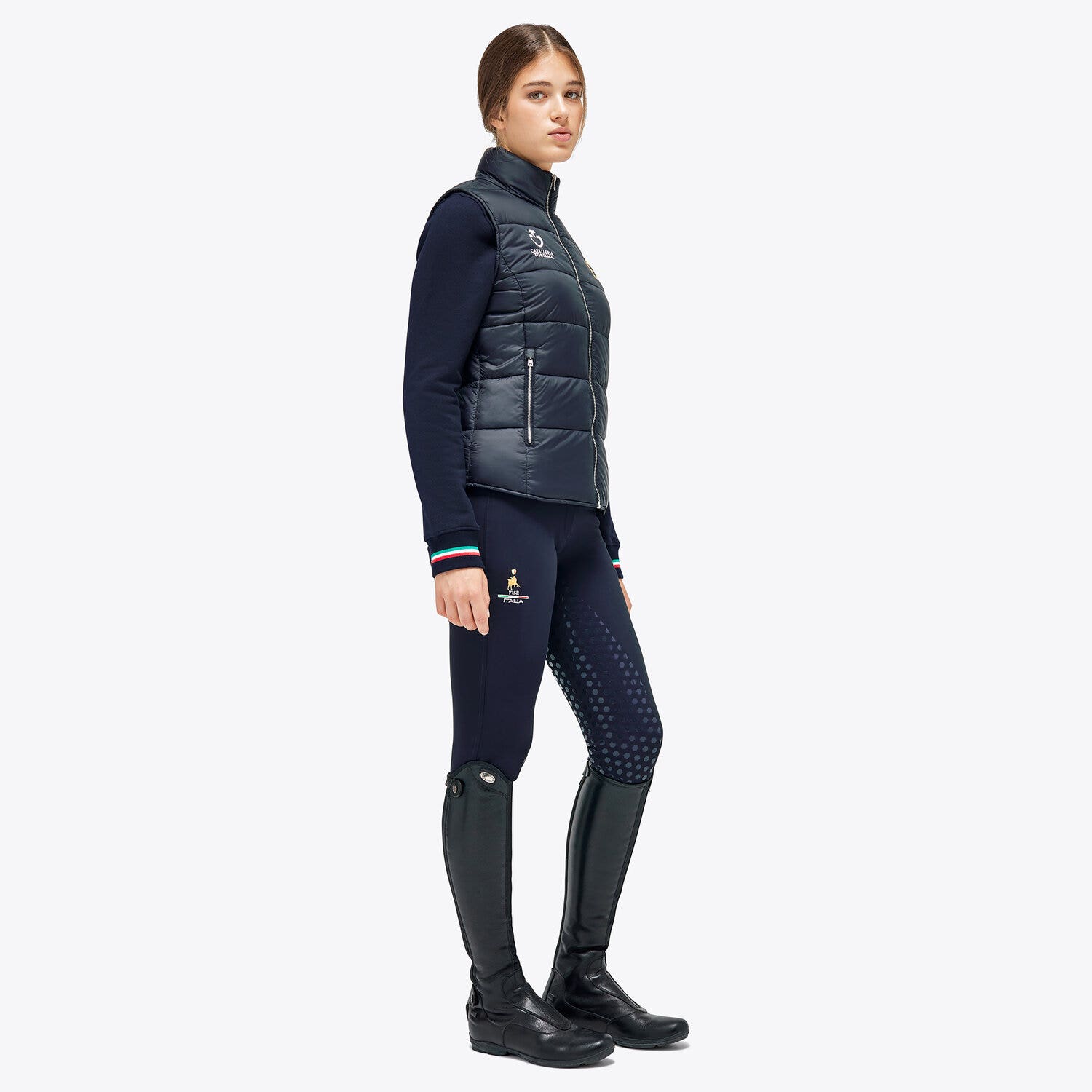 Cavalleria Toscana FISE Woman's Gilet NAVY-2