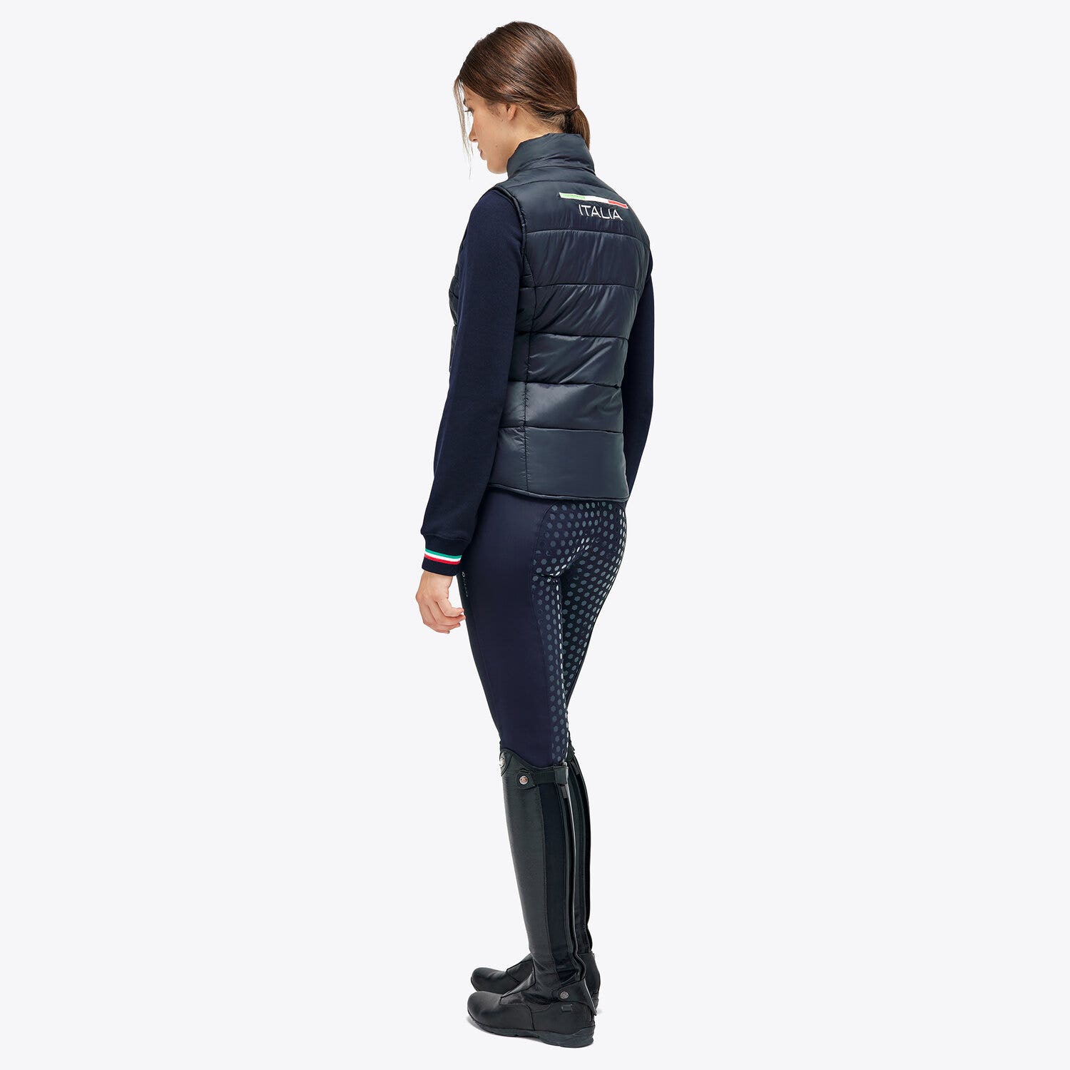 Cavalleria Toscana FISE Woman's Gilet NAVY-3