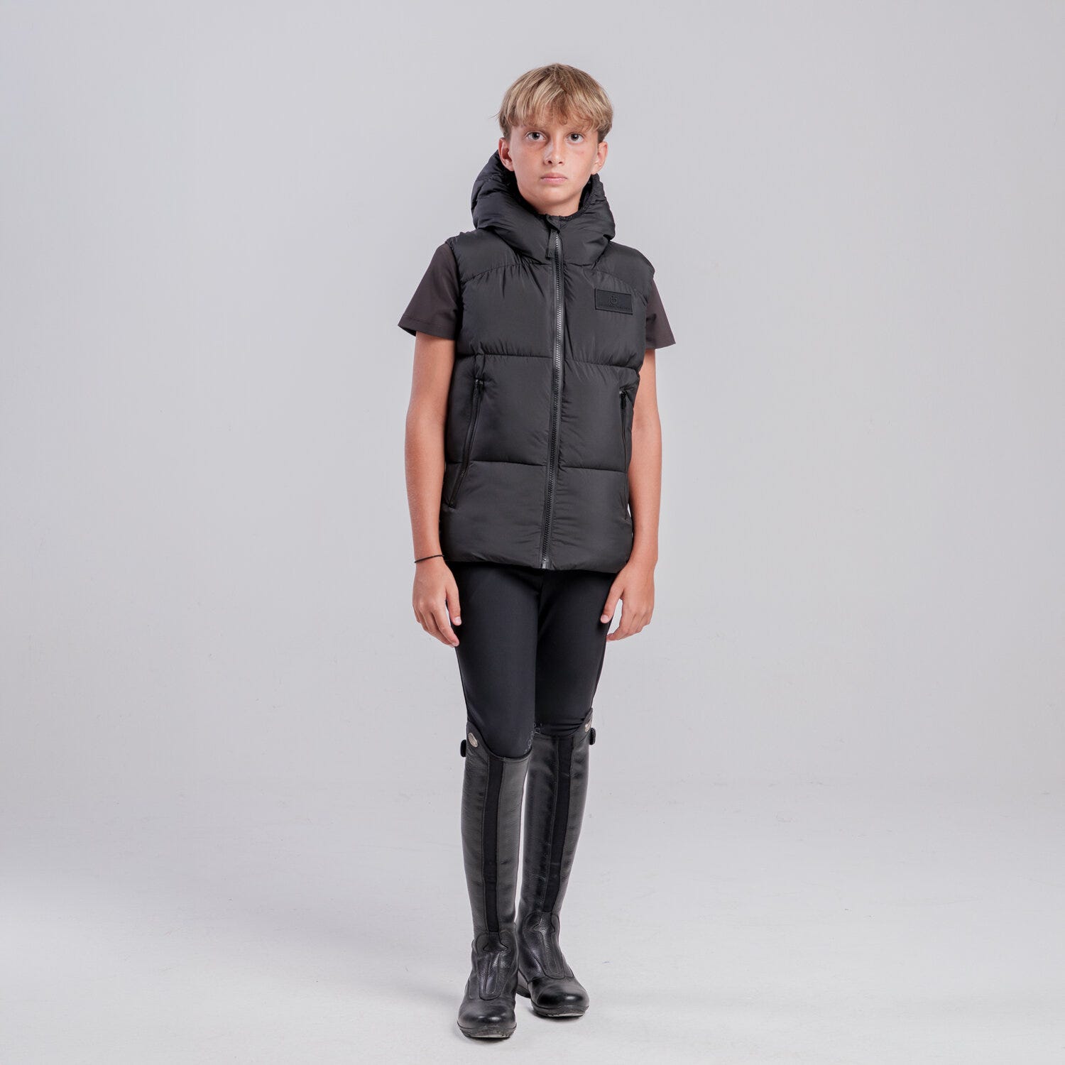 Unisex children’s nylon down vest