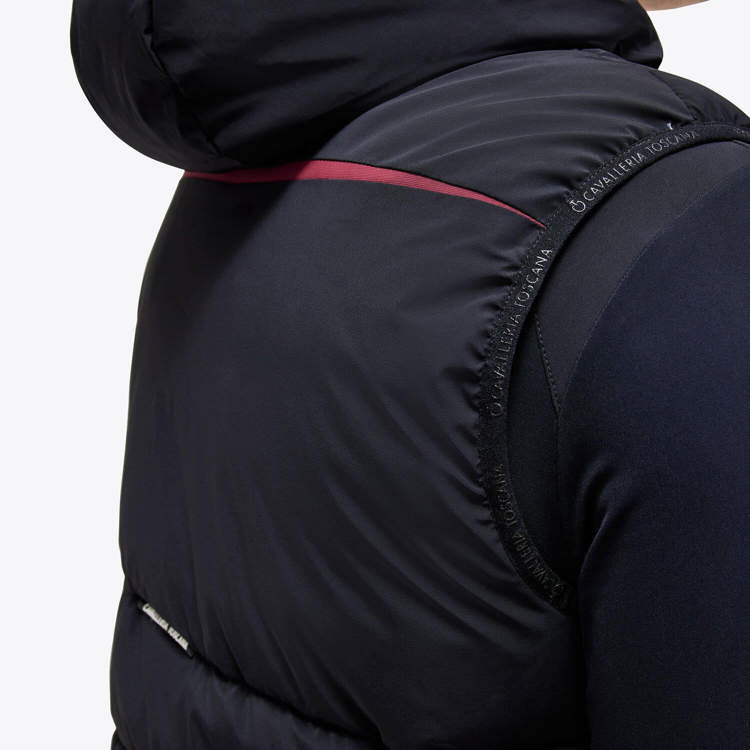 Cavalleria Toscana CT Academy men's nylon vest BLACK-4