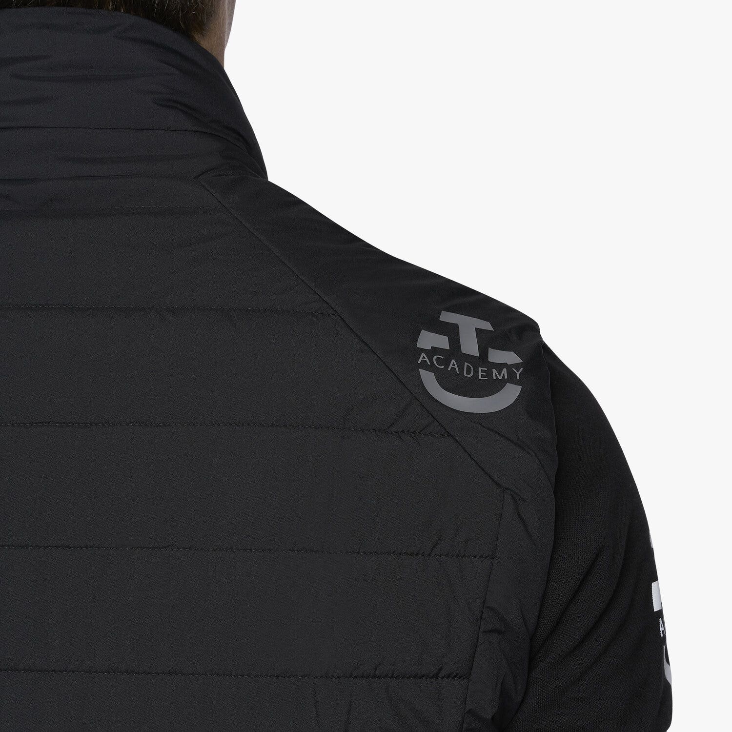 Cavalleria Toscana Men's Zip Gilet BLACK-4