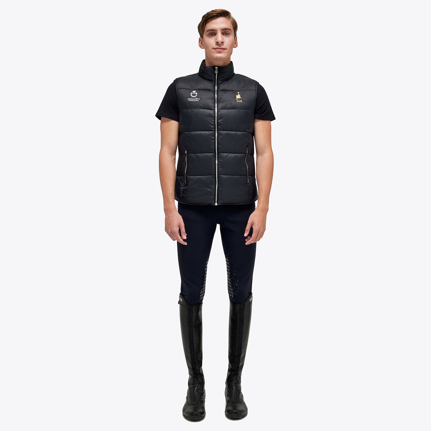 Cavalleria Toscana FISE Men's vest NAVY-1