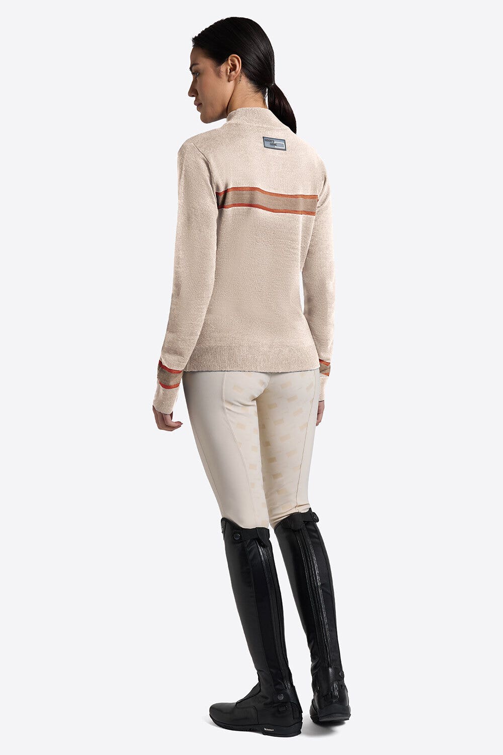 Rider's Gene Maglione Rider's Gene da Donna in Lana con Girocollo SANDSHELL-2