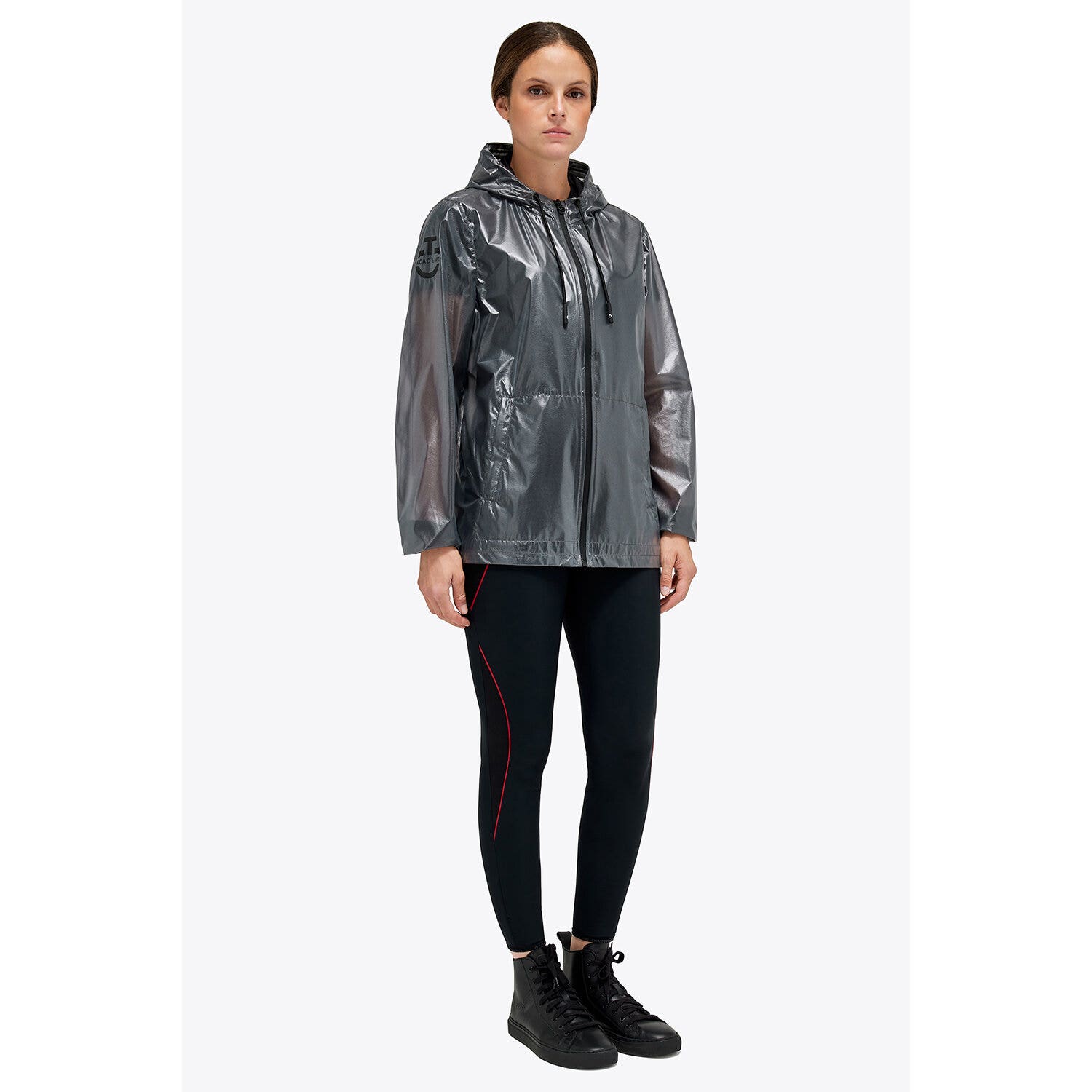 Cavalleria Toscana CT Academy unisex waterproof jacket Graphite Grey-2