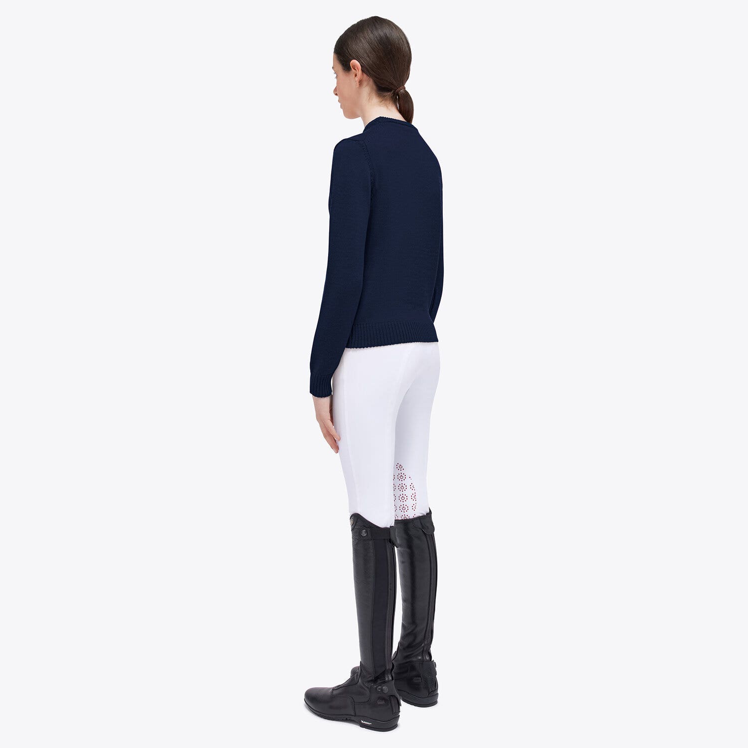 Cavalleria Toscana Girl's sweater NAVY-2