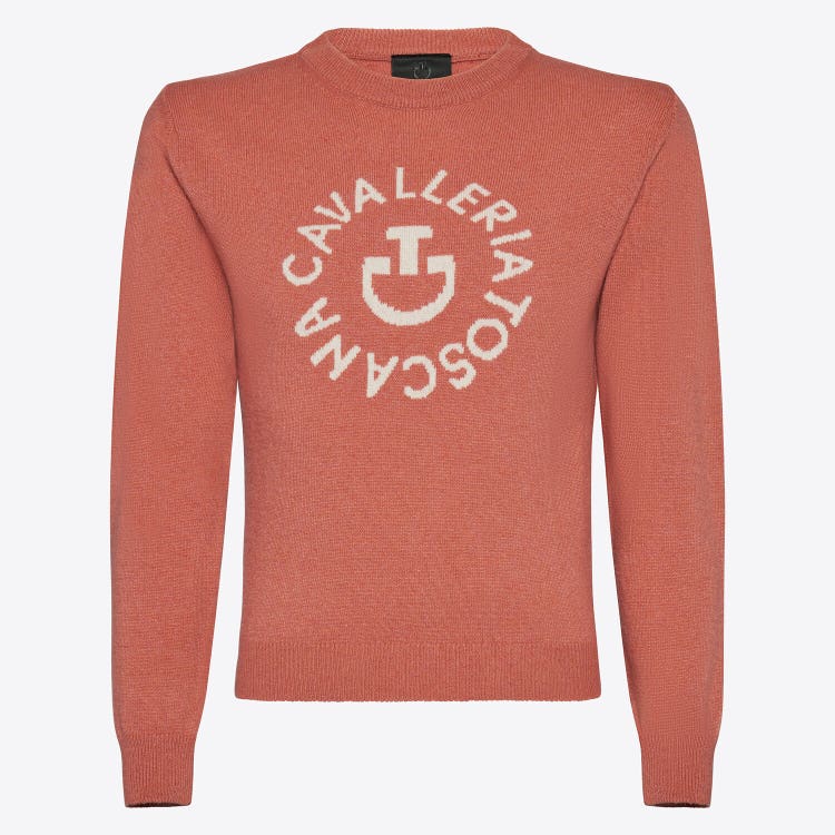Cavalleria Toscana Girl's Cashmere Crew Neck Sweater