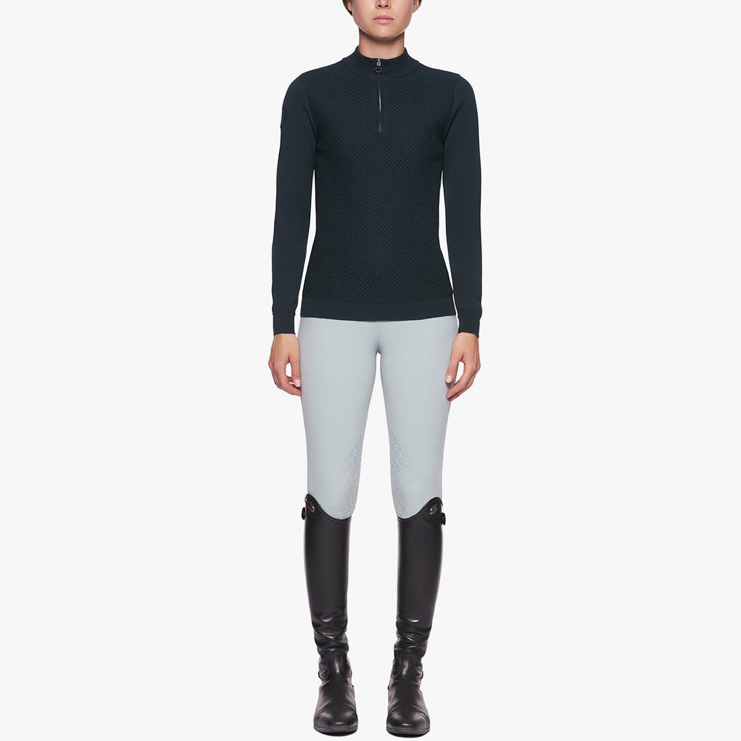 Women's honeycomb sweater