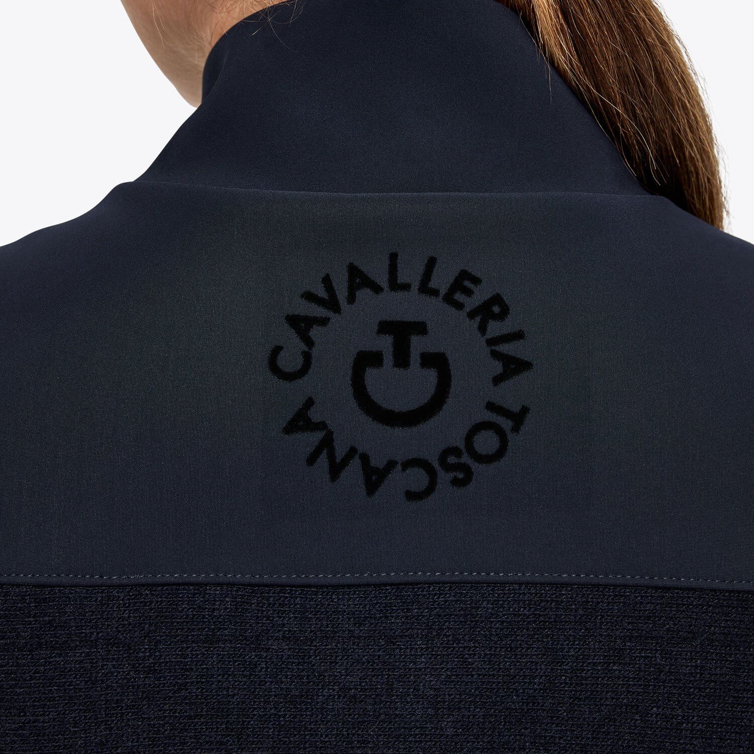 Cavalleria Toscana Women’s wool and jersey jacket NAVY-4